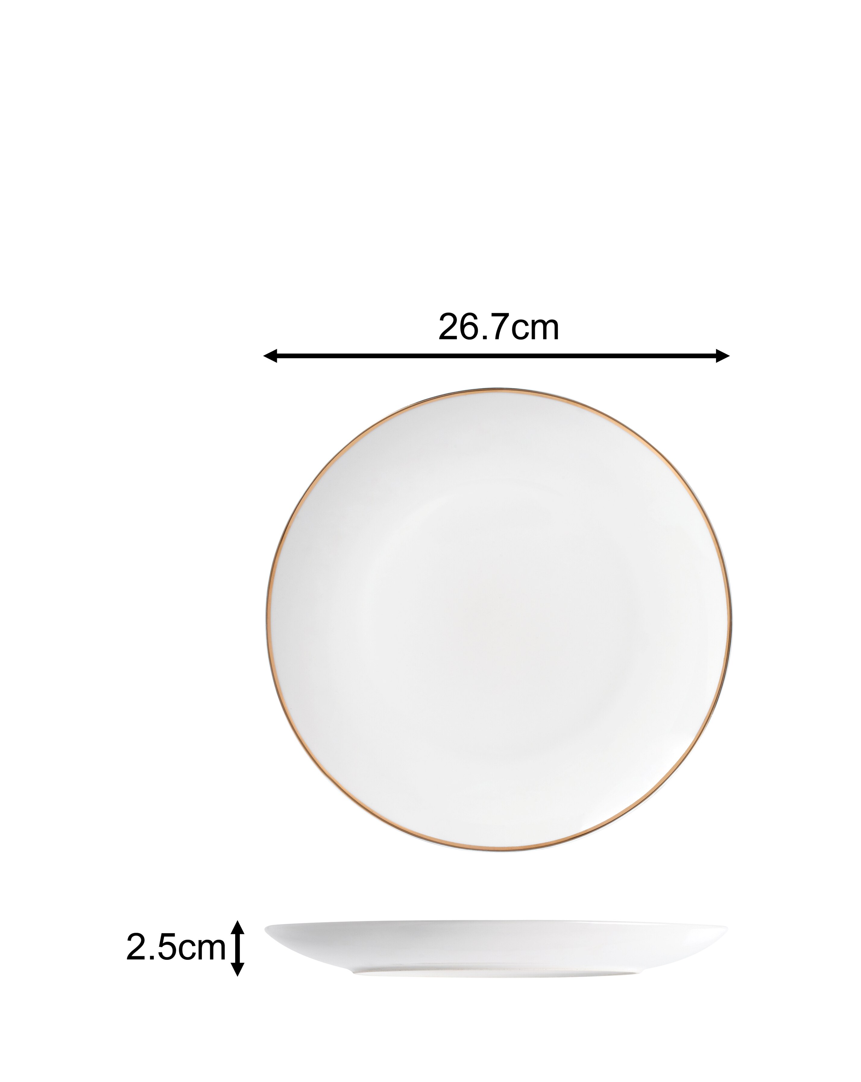 Waterside Goldline 12 Piece Dinner Set 8 Waterside Goldline 12 Piece Dinner Set