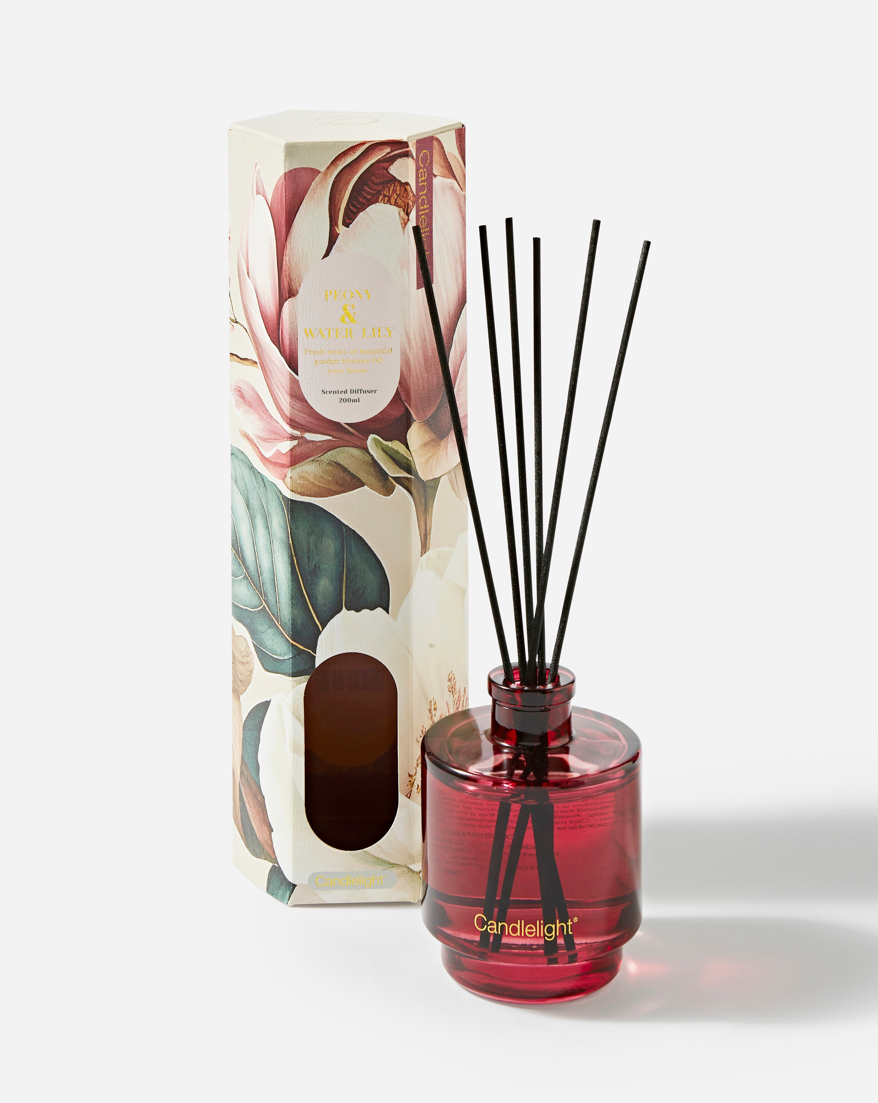 Peony & Water Lily Reed Diffuser 200ml 4 Peony & Water Lily Reed Diffuser 200ml