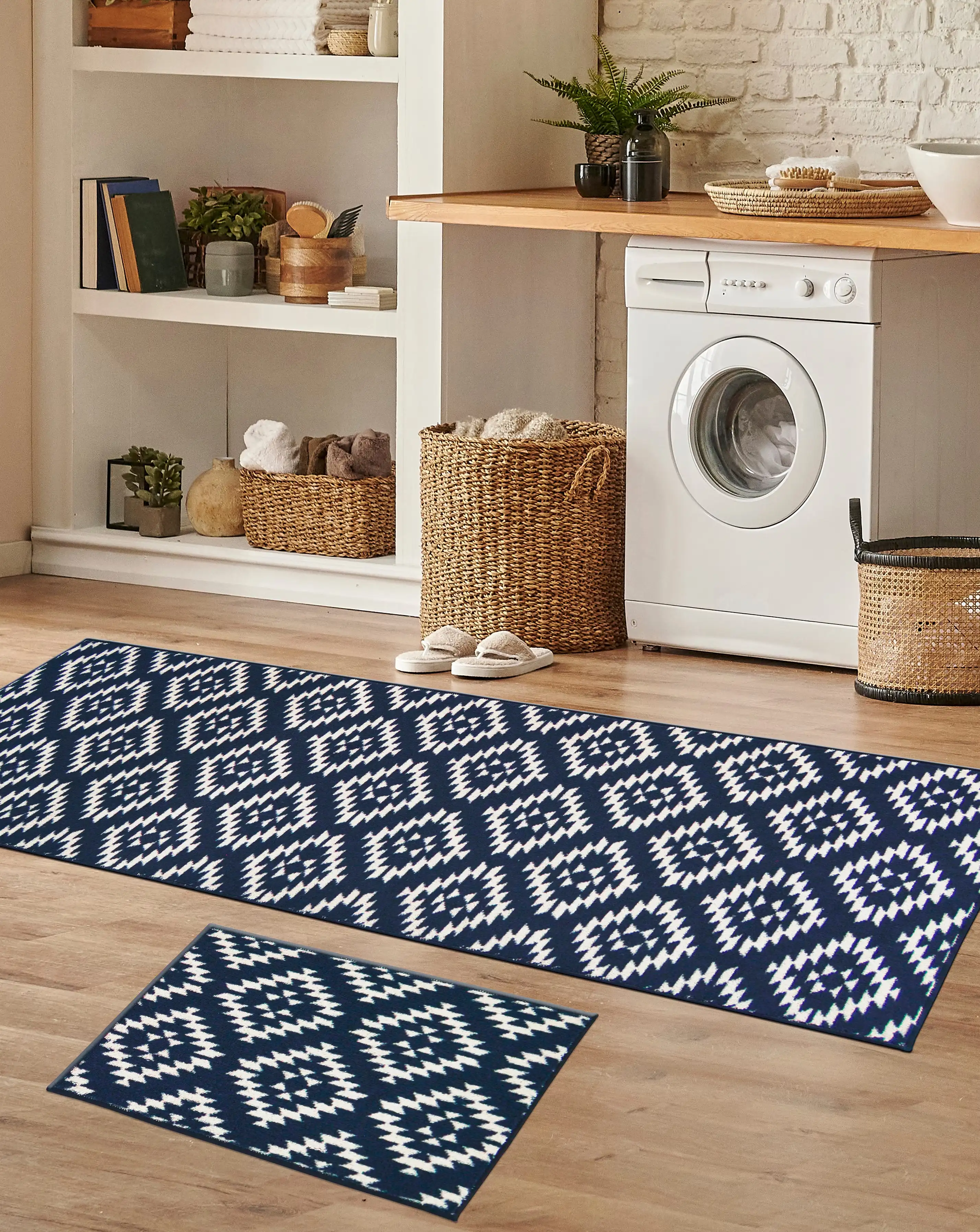 Aztec Runner & Doormat Set