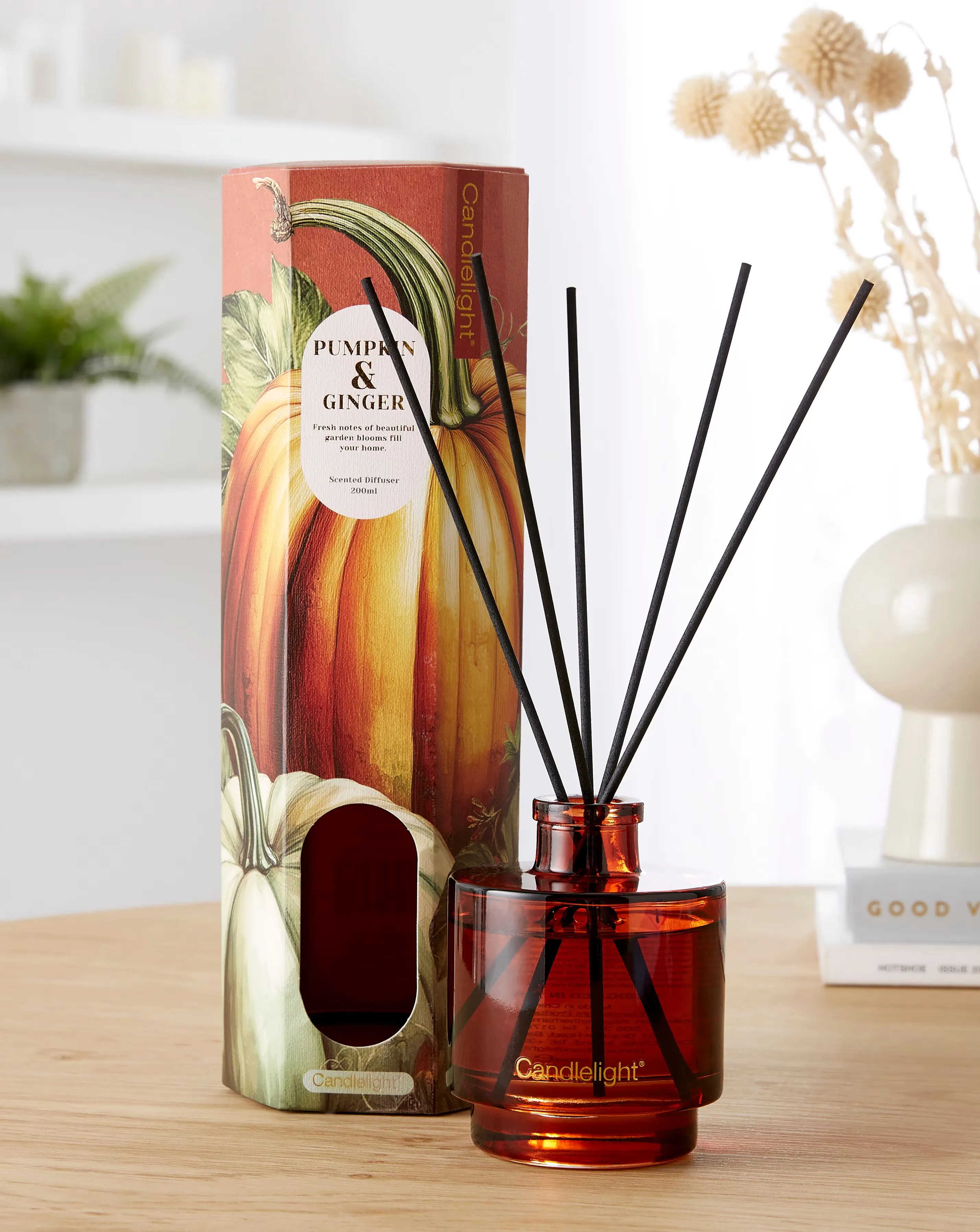 Pumpkin & Ginger Reed Diffuser 200ml 1 Pumpkin & Ginger Reed Diffuser 200ml