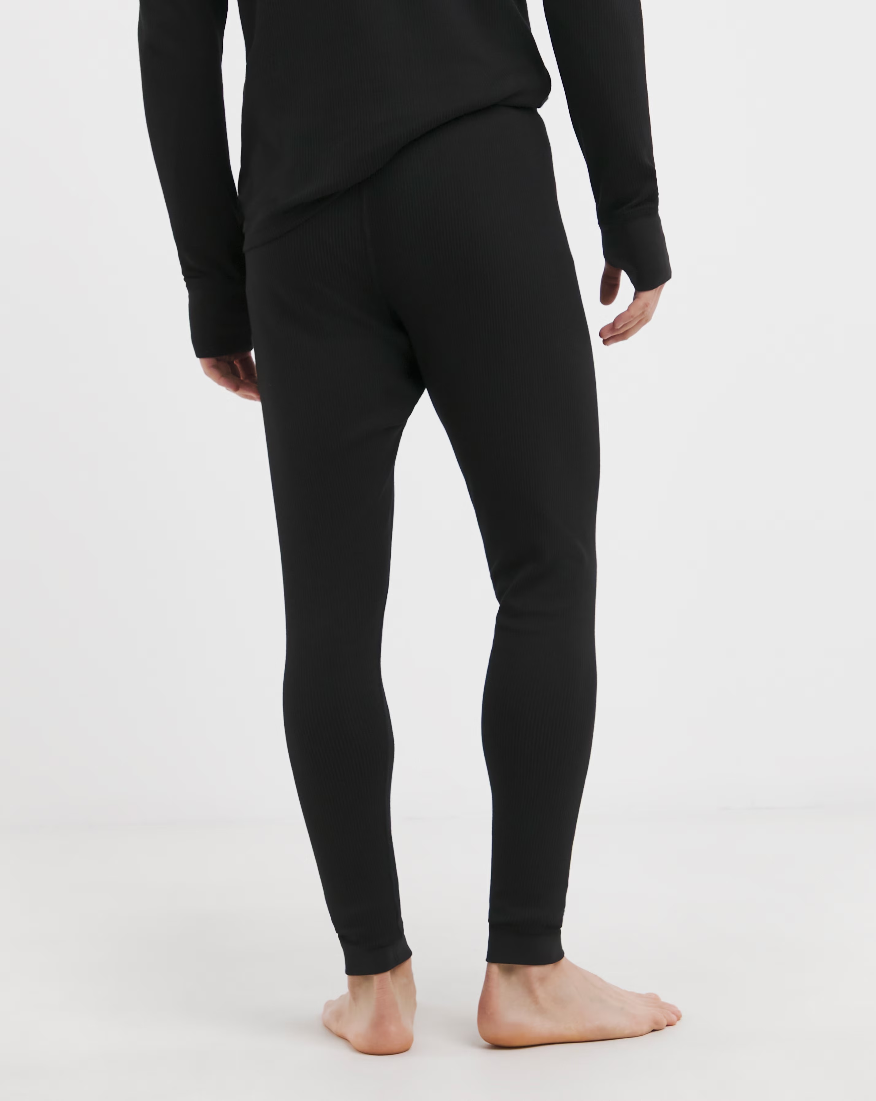 2 Pack Black Thermal Long Johns 3 2 Pack Black Thermal Long Johns