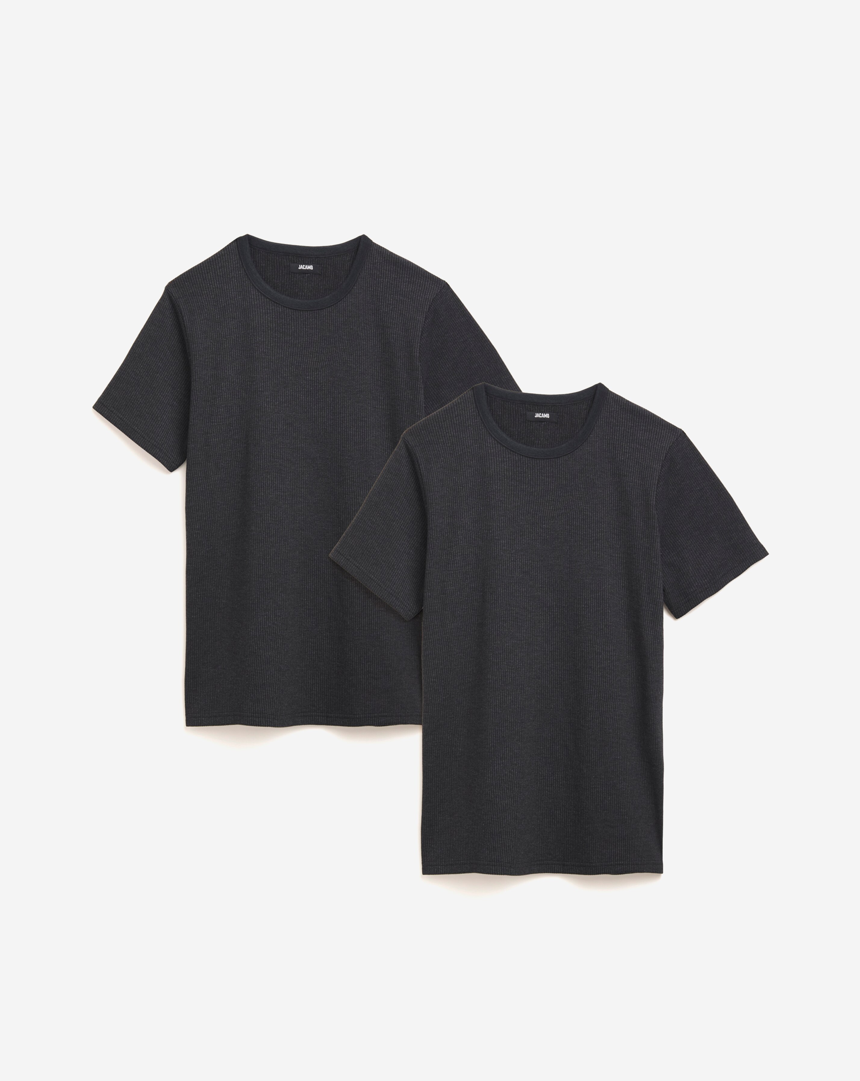 2 Pack Grey SS Thermal T-Shirts 1 2 Pack Grey SS Thermal T-Shirts