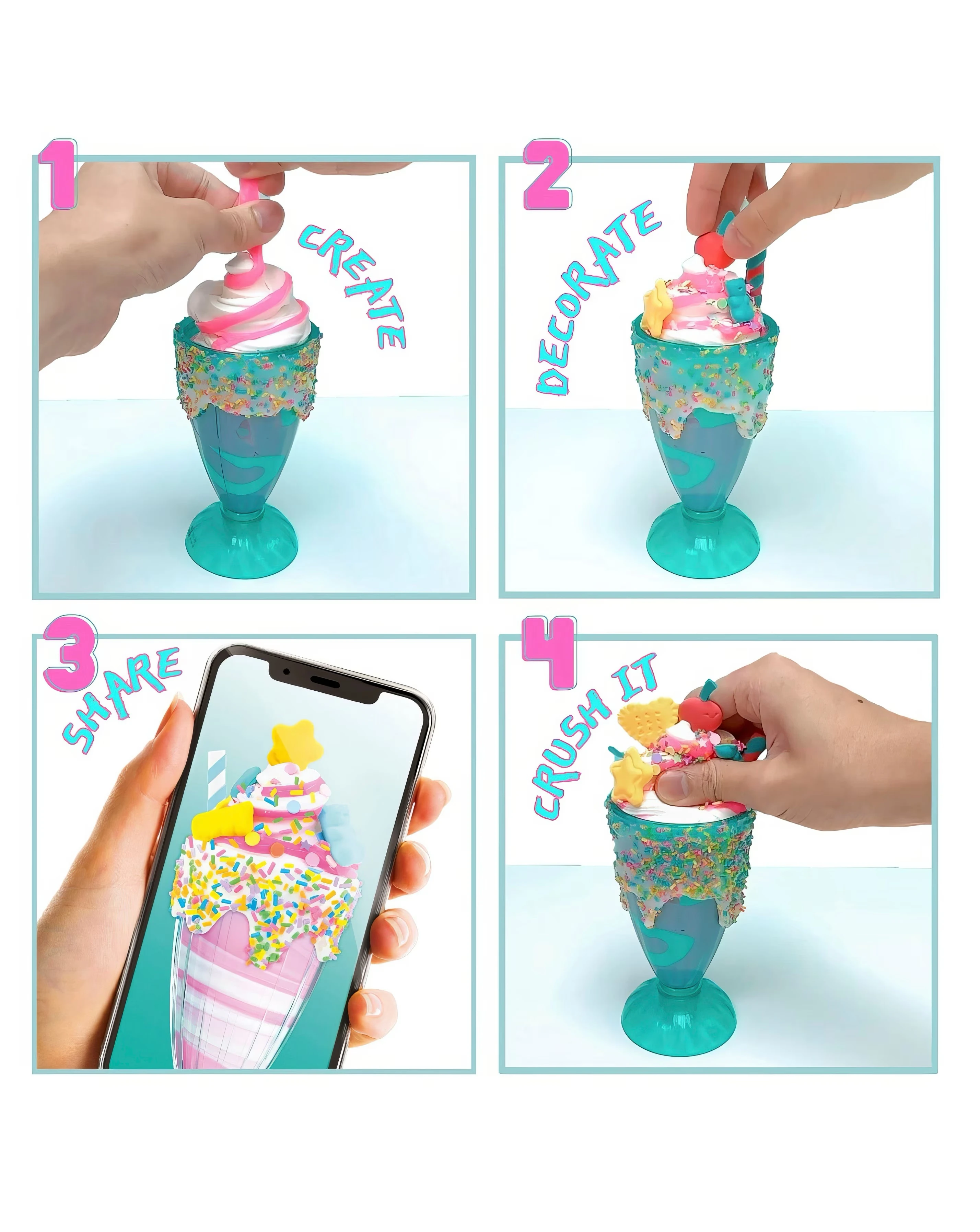 So Slime Sensations Sugary Crush Multipack 7 So Slime Sensations Sugary Crush Multipack