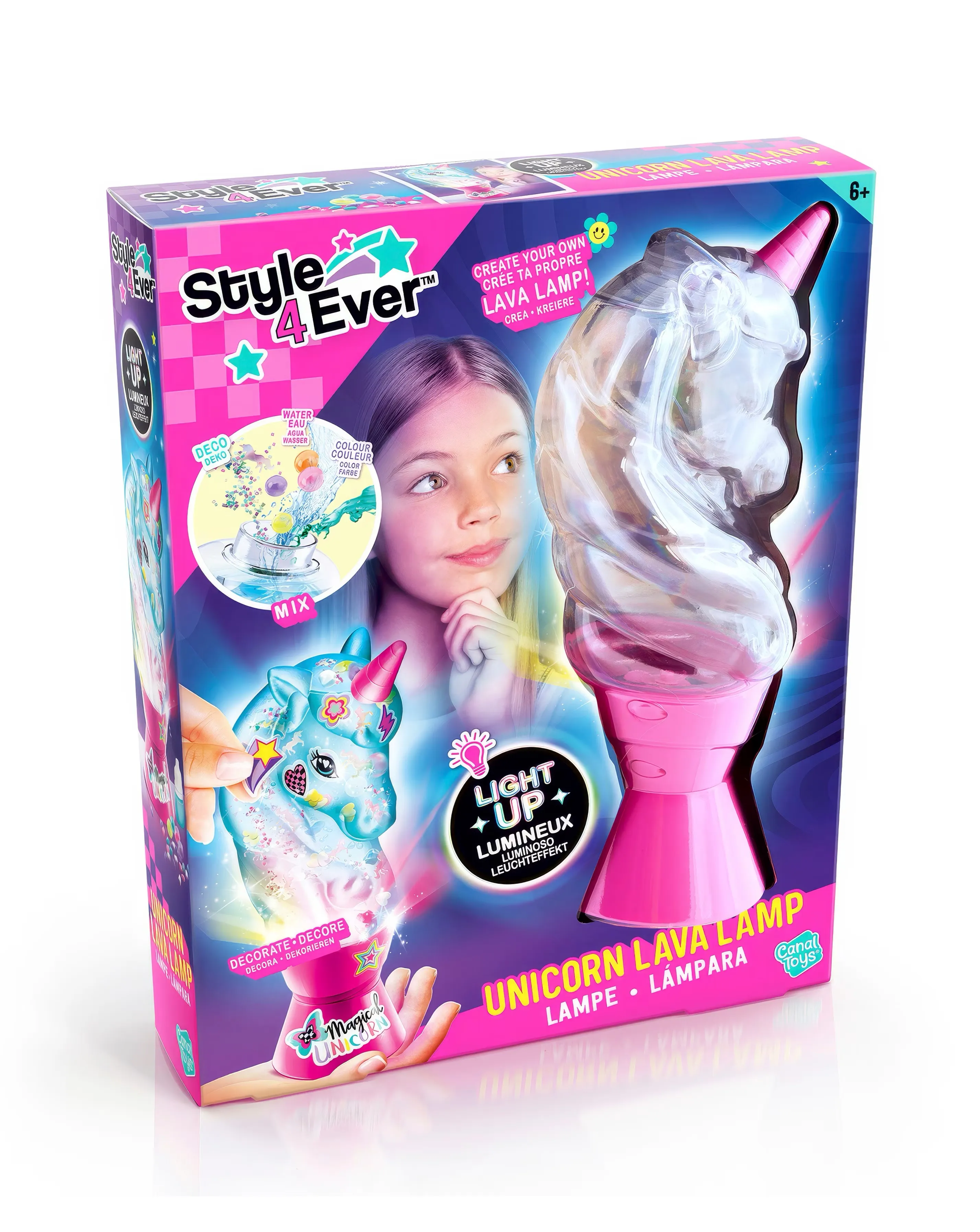 Style 4 Ever Unicorn DIY Lava Lamp 1 Style 4 Ever Unicorn DIY Lava Lamp