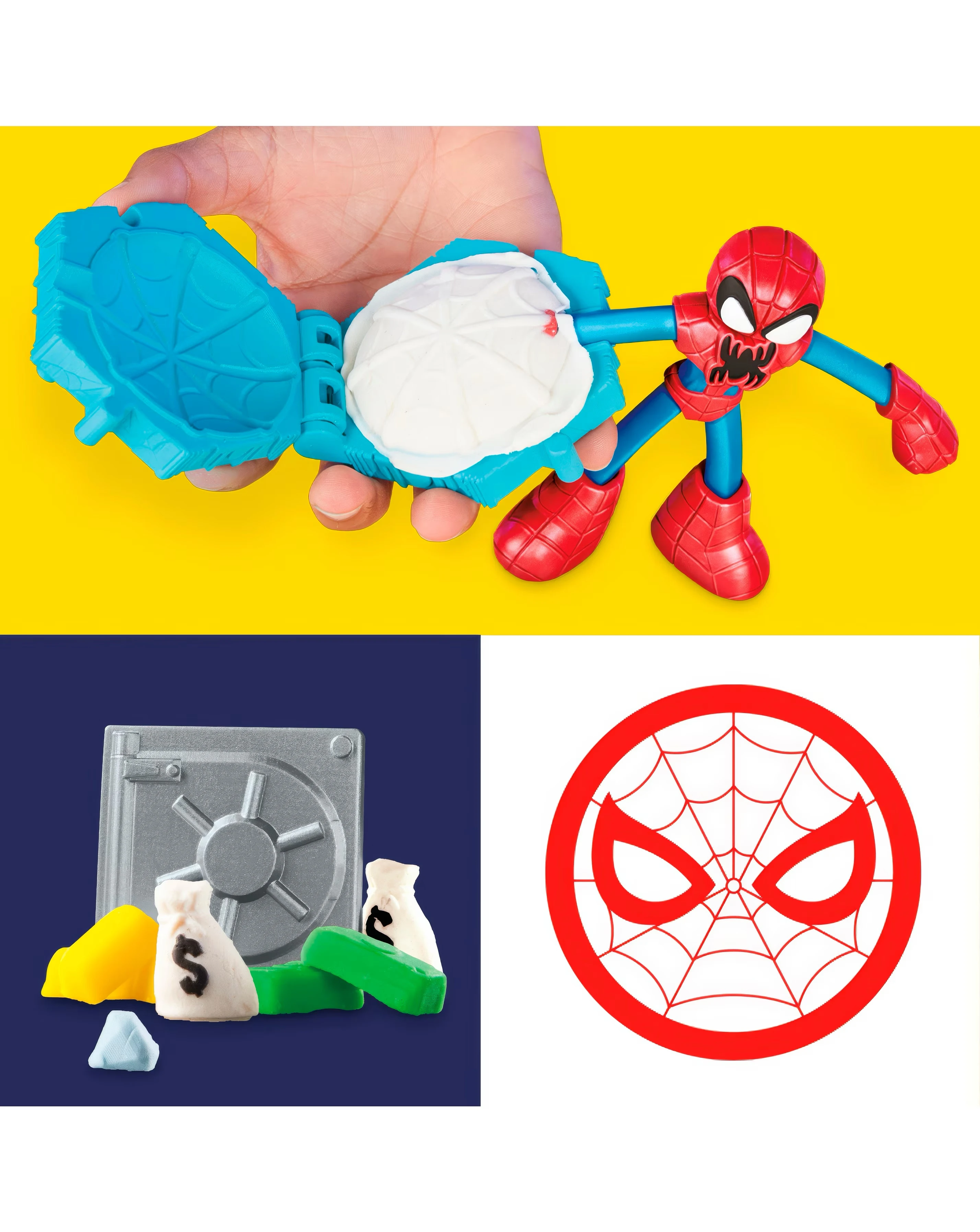 Play-Doh Marvel Spider-Man Launch & Slice Battle Playset 10 Play-Doh Marvel Spider-Man Launch & Slice Battle Playset