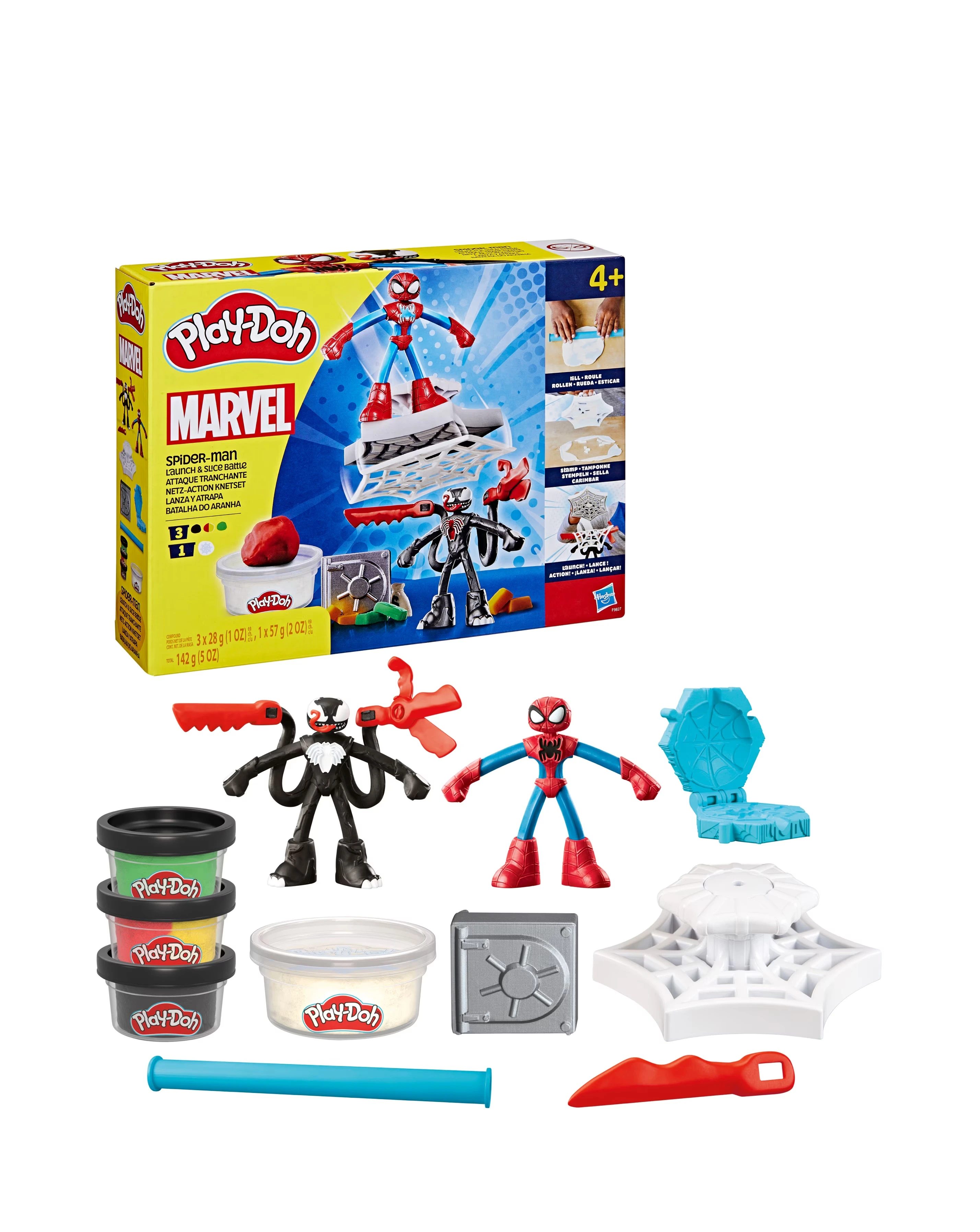 Play-Doh Marvel Spider-Man Launch & Slice Battle Playset 15 Play-Doh Marvel Spider-Man Launch & Slice Battle Playset
