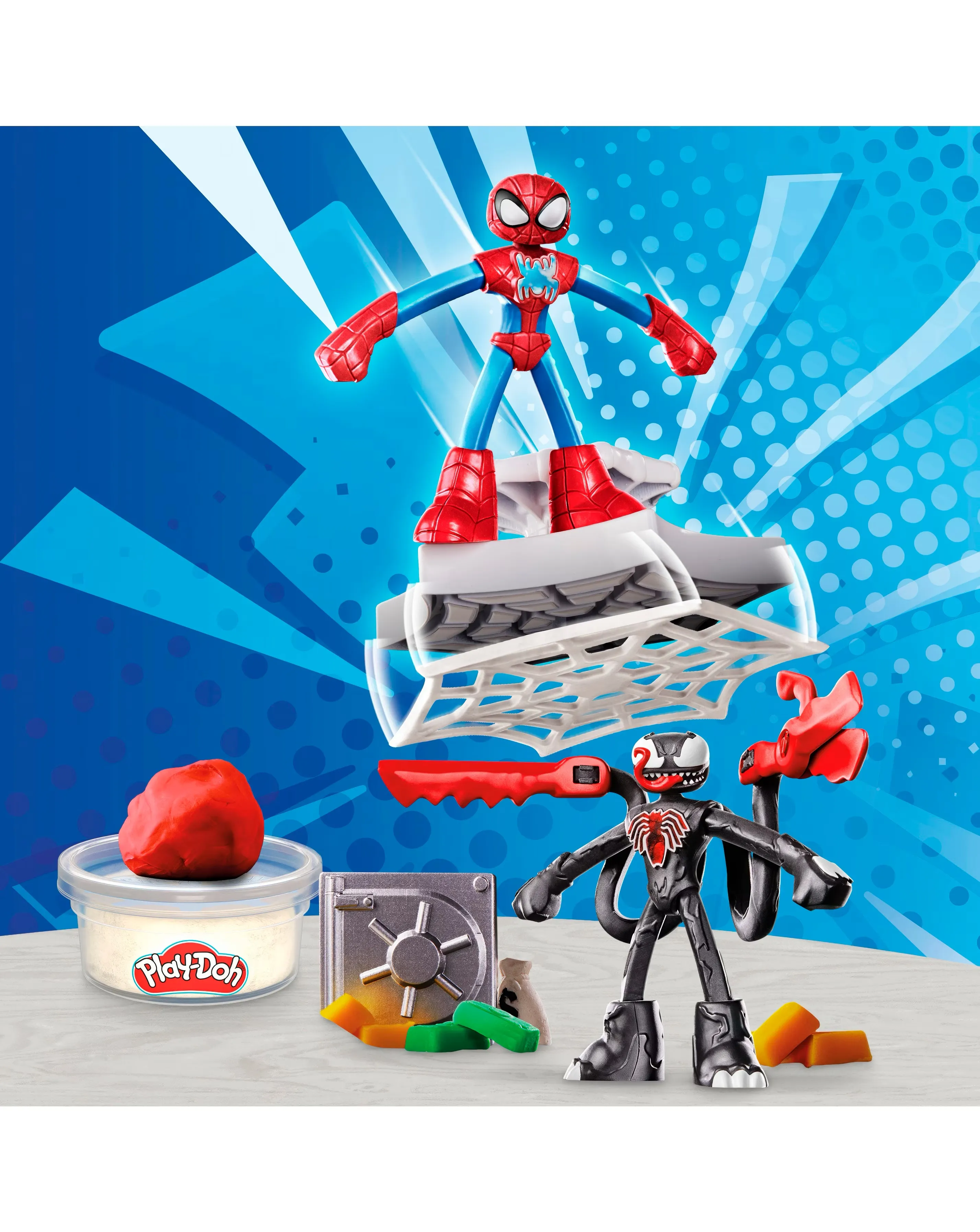 Play-Doh Marvel Spider-Man Launch & Slice Battle Playset 17 Play-Doh Marvel Spider-Man Launch & Slice Battle Playset