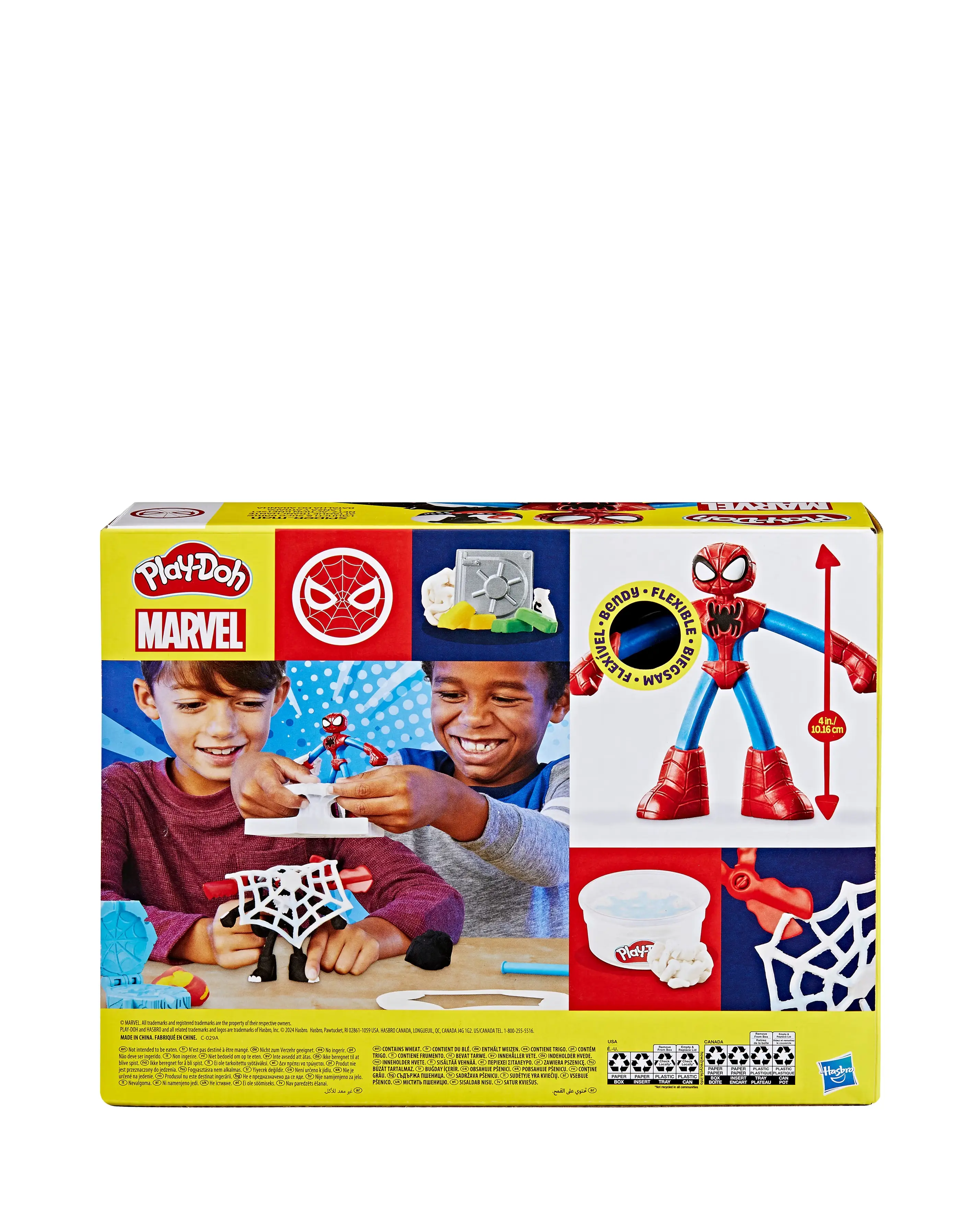 Play-Doh Marvel Spider-Man Launch & Slice Battle Playset 6 Play-Doh Marvel Spider-Man Launch & Slice Battle Playset