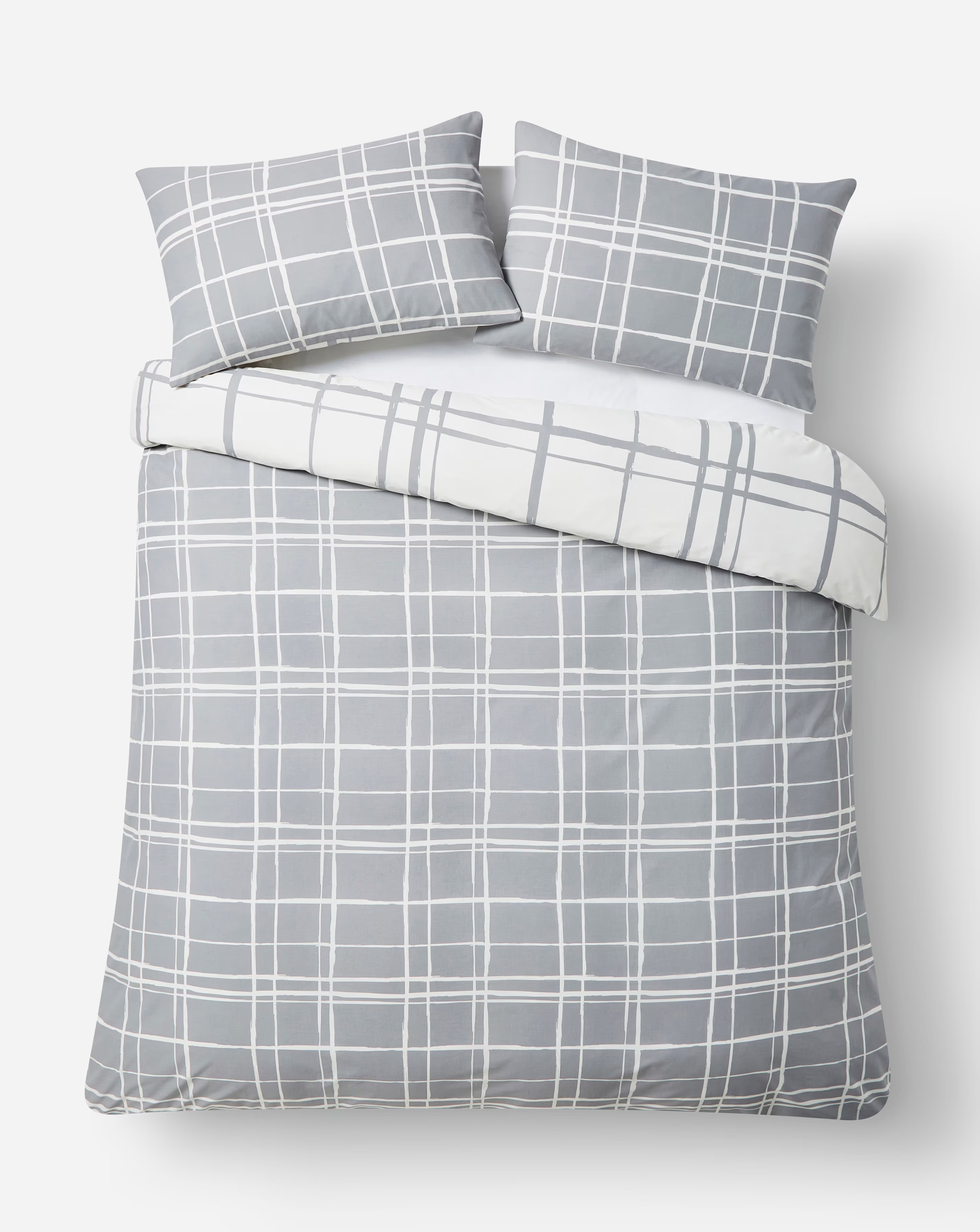 Wilson Charcoal Check Duvet Cover Set 5 Wilson Charcoal Check Duvet Cover Set