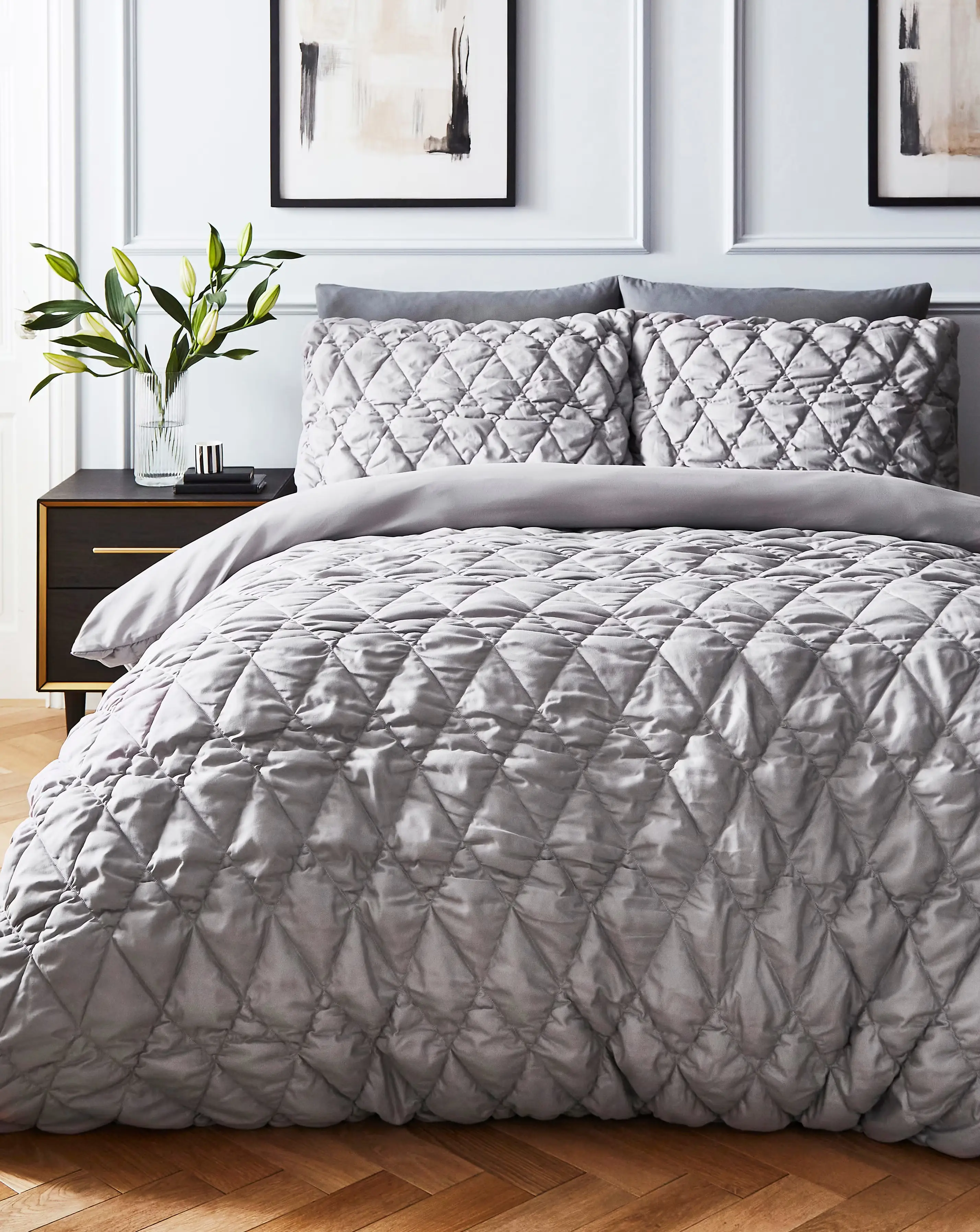 Joanna Hope Quilted Duvet Cover Set