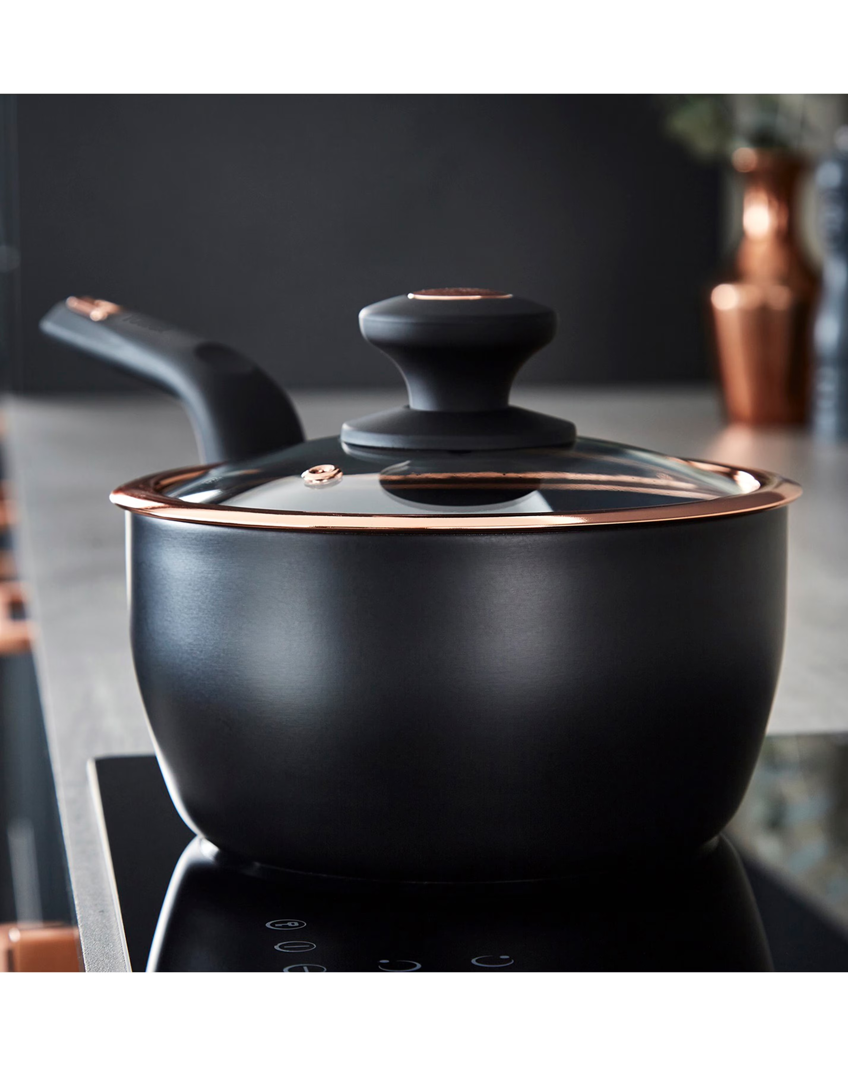 Tower Cavaletto Cookware 6 Piece Set Black 4 Tower Cavaletto Cookware 6 Piece Set Black