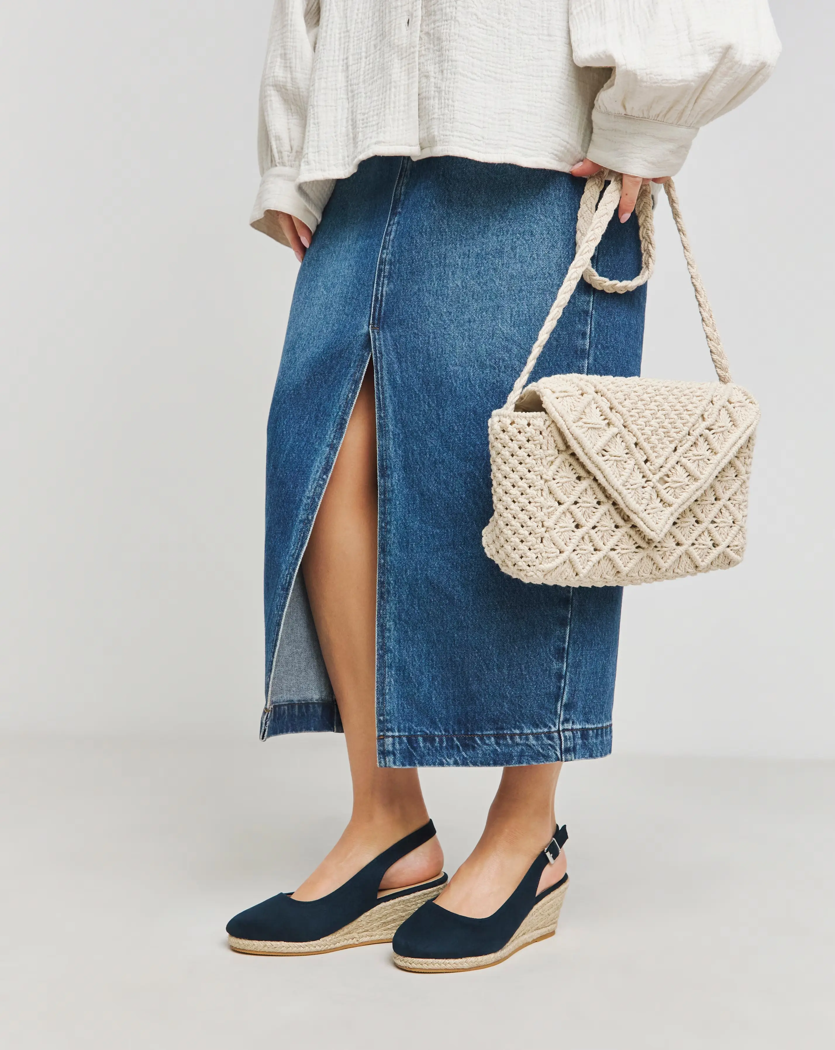 Miami Wedge Espadrille Slingback Sandals - Extra Wide Fit (EEE) 1 Miami Wedge Espadrille Slingback Sandals - Extra Wide Fit (EEE)