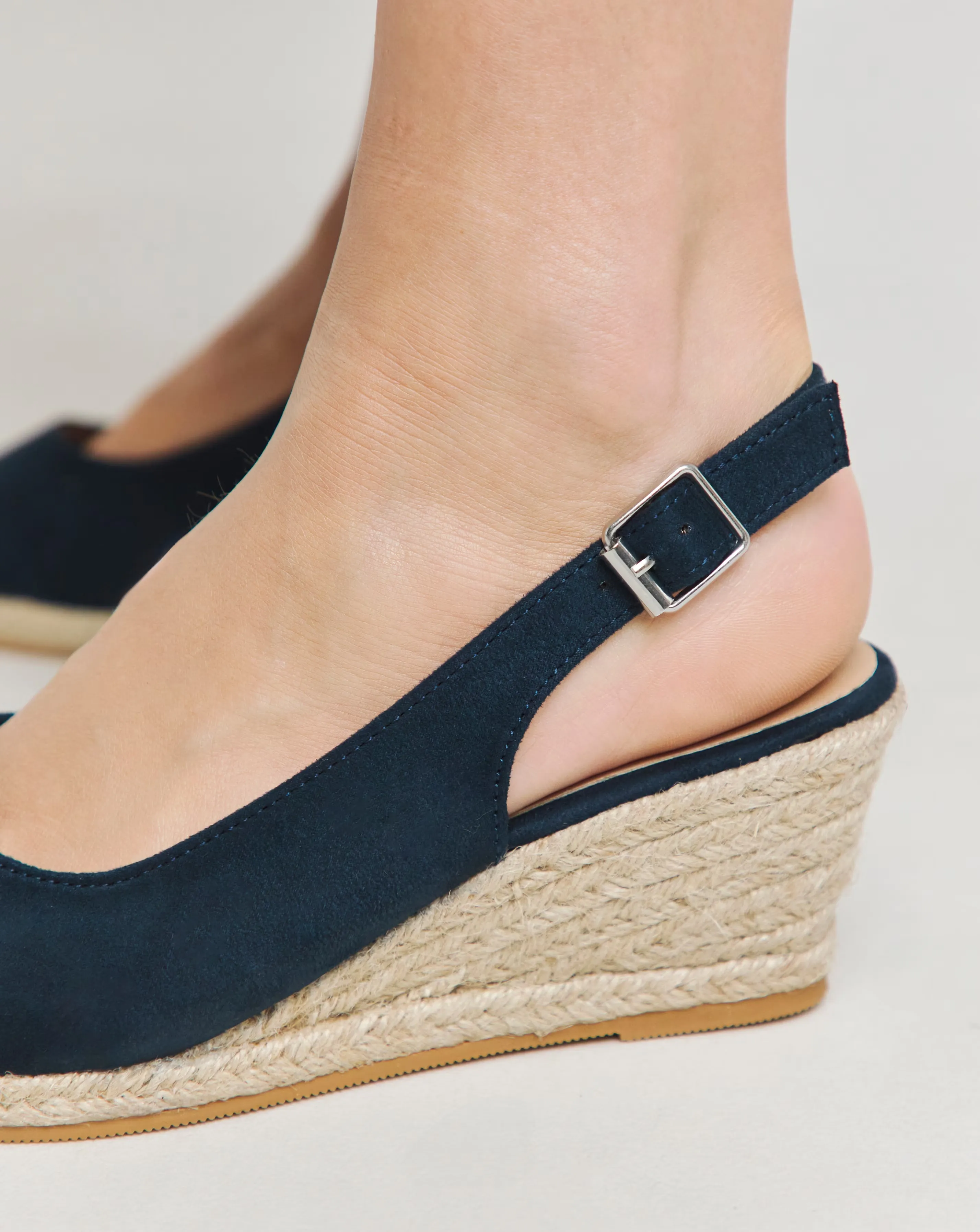 Miami Wedge Espadrille Slingback Sandals - Extra Wide Fit (EEE) 3 Miami Wedge Espadrille Slingback Sandals - Extra Wide Fit (EEE)
