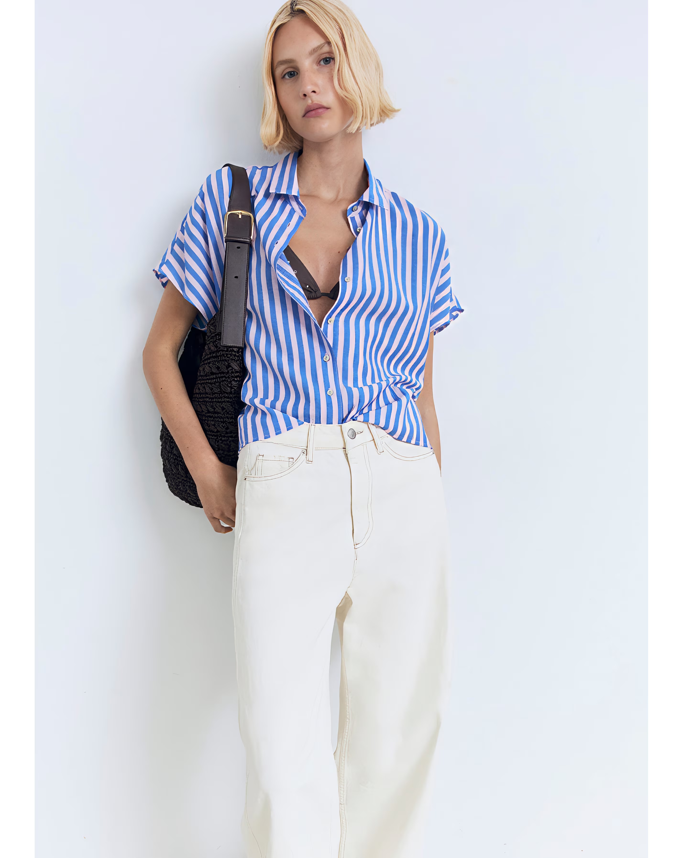 Mango Striped Shirt 4 Mango Striped Shirt