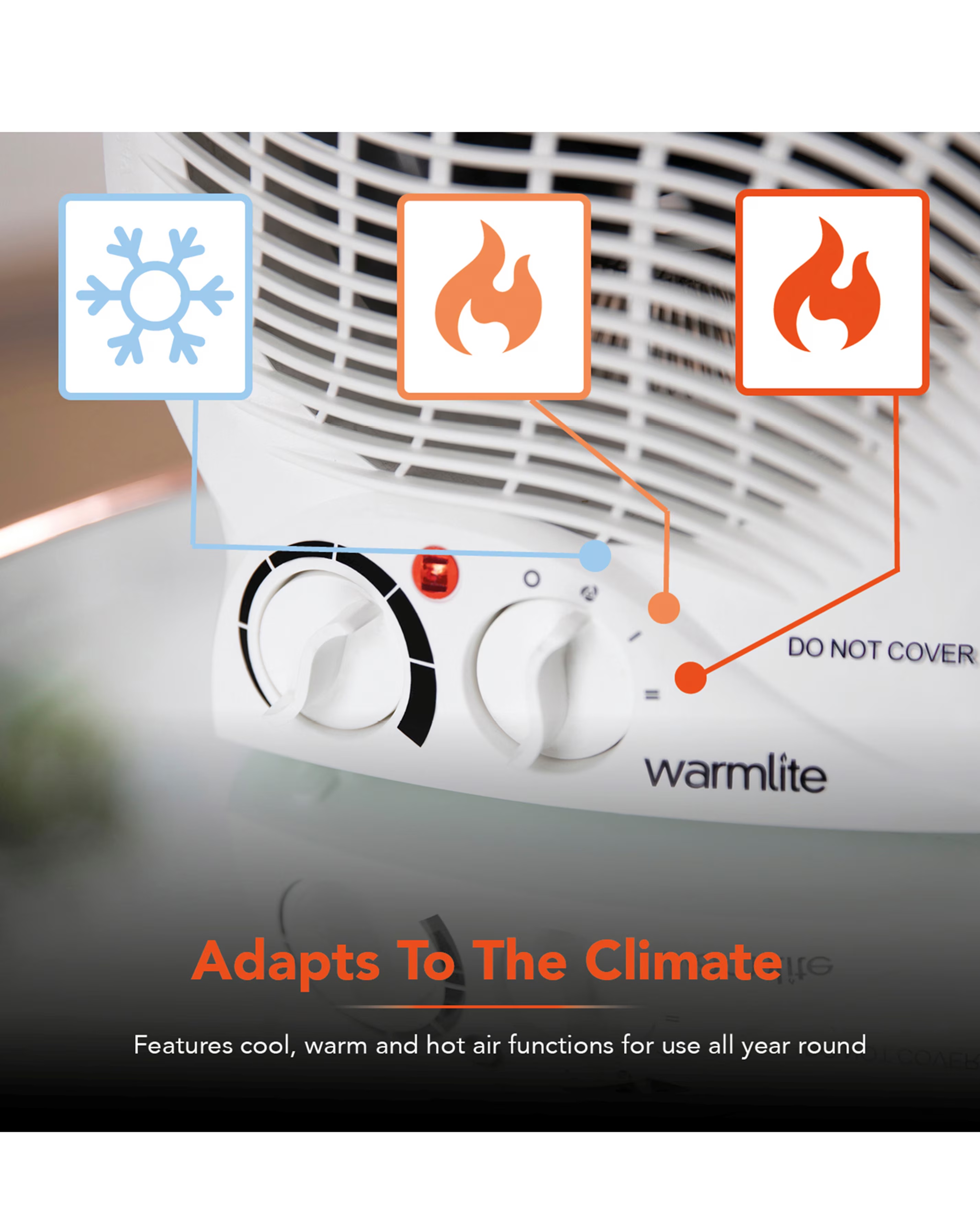 Warmlite Upright Fan Heater 4 Warmlite Upright Fan Heater