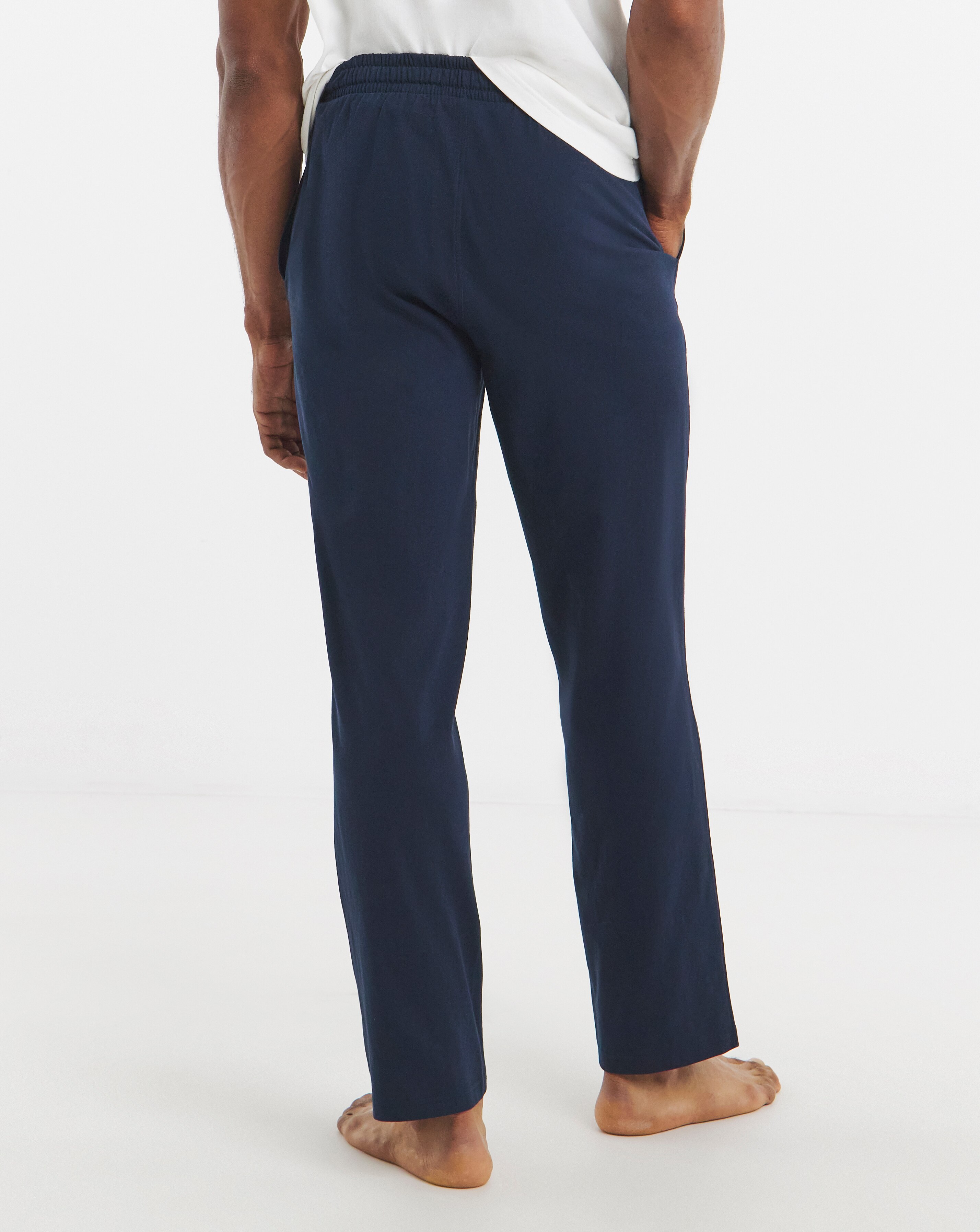 2 Pack Open Hem Lounge Joggers- Grey/Navy 4 2 Pack Open Hem Lounge Joggers- Grey/Navy