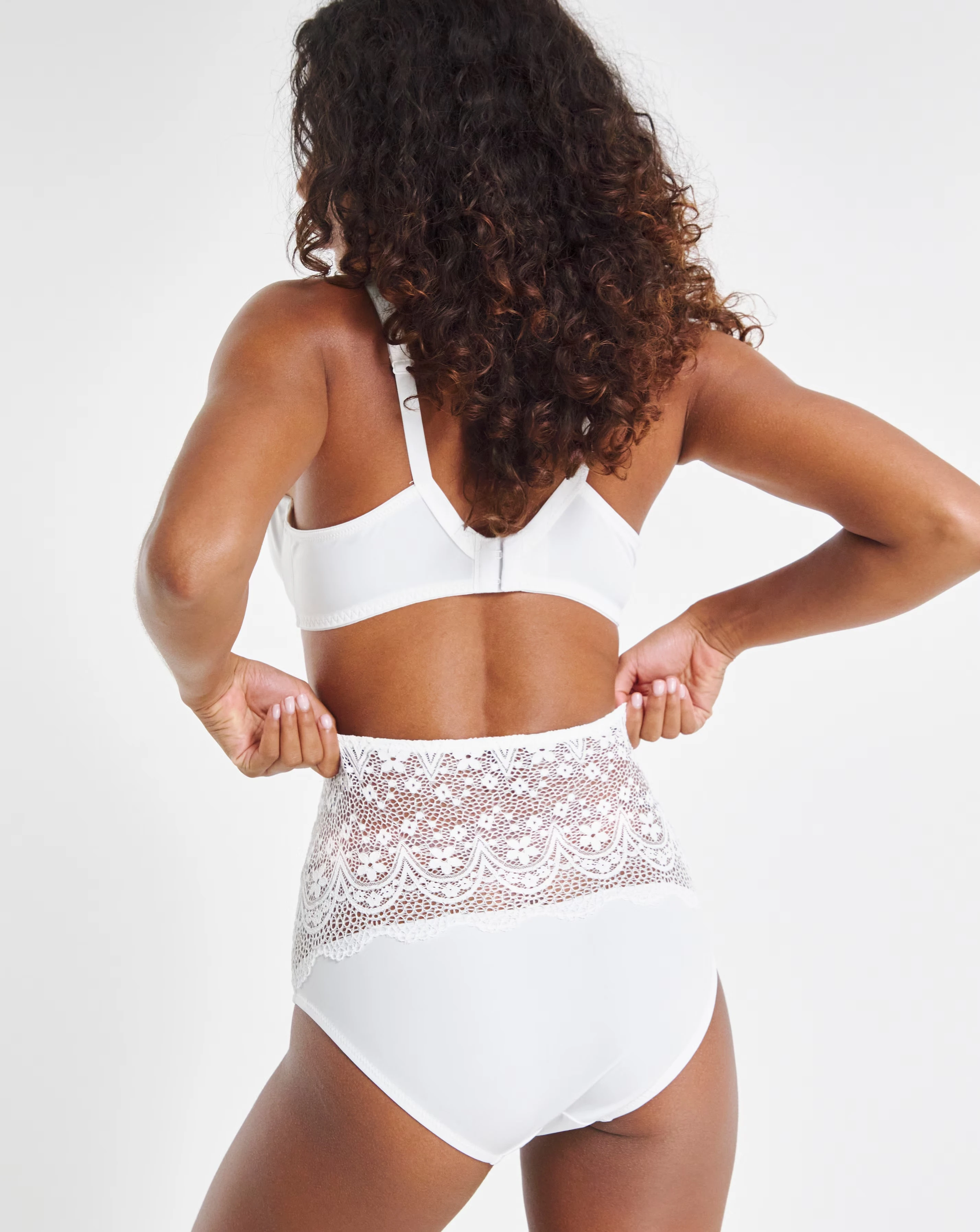 Pretty Secrets (2 Pack) Lottie Lace Full Brief Knickers Black/White 4 Pretty Secrets (2 Pack) Lottie Lace Full Brief Knickers Black/White
