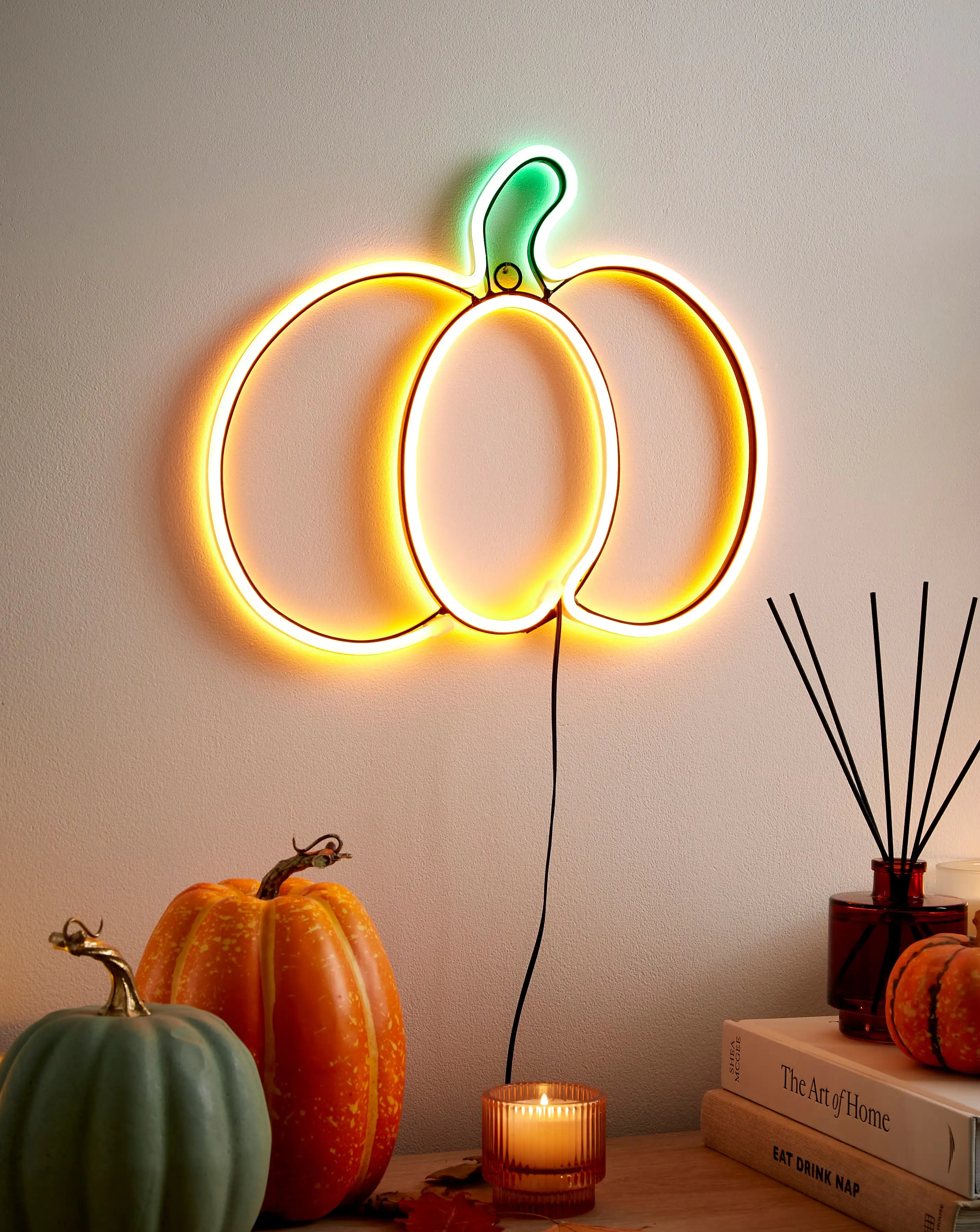 Neon Pumpkin Sign 1 Neon Pumpkin Sign