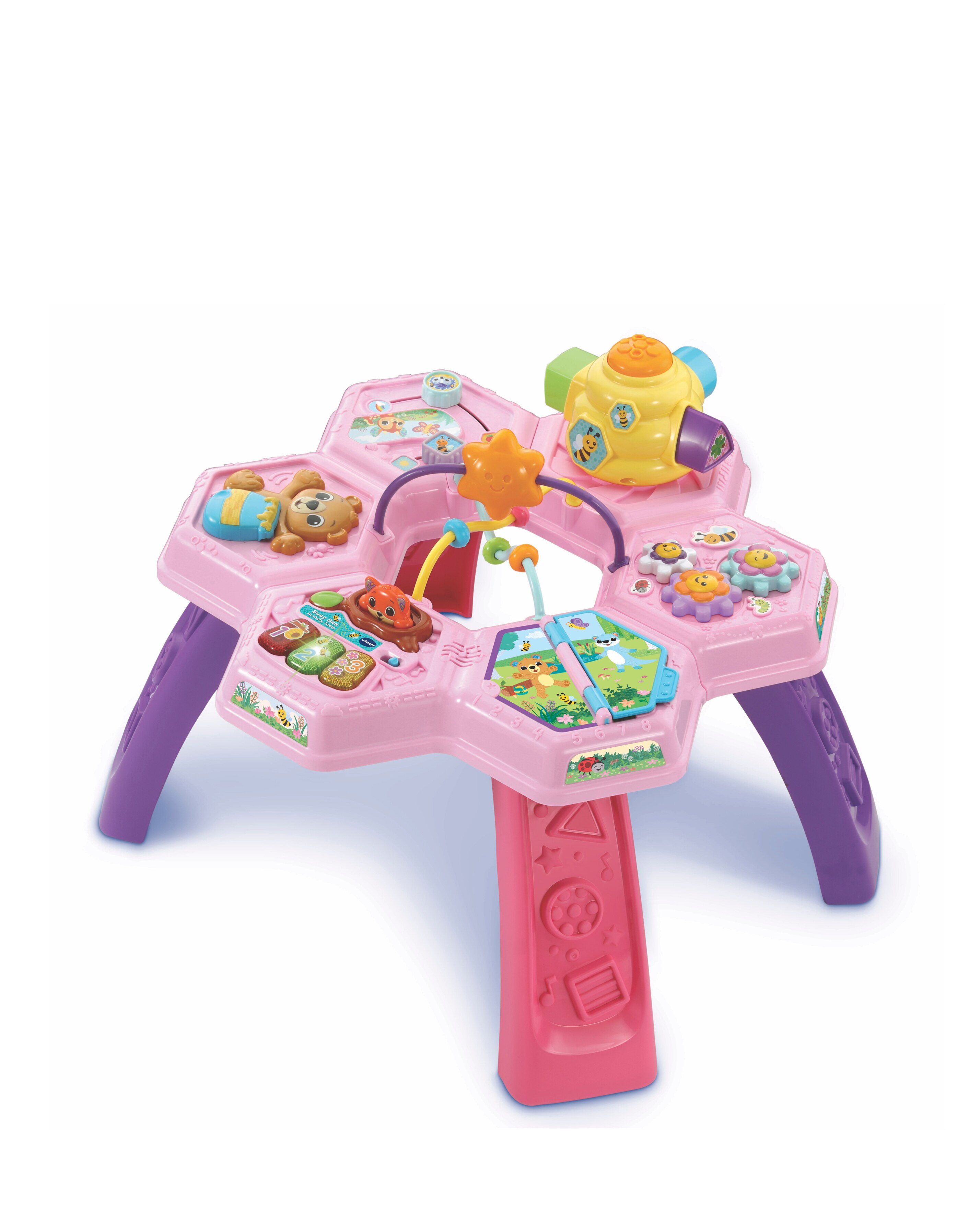 VTech Busy Bee Activity Table- Pink 1 VTech Busy Bee Activity Table- Pink