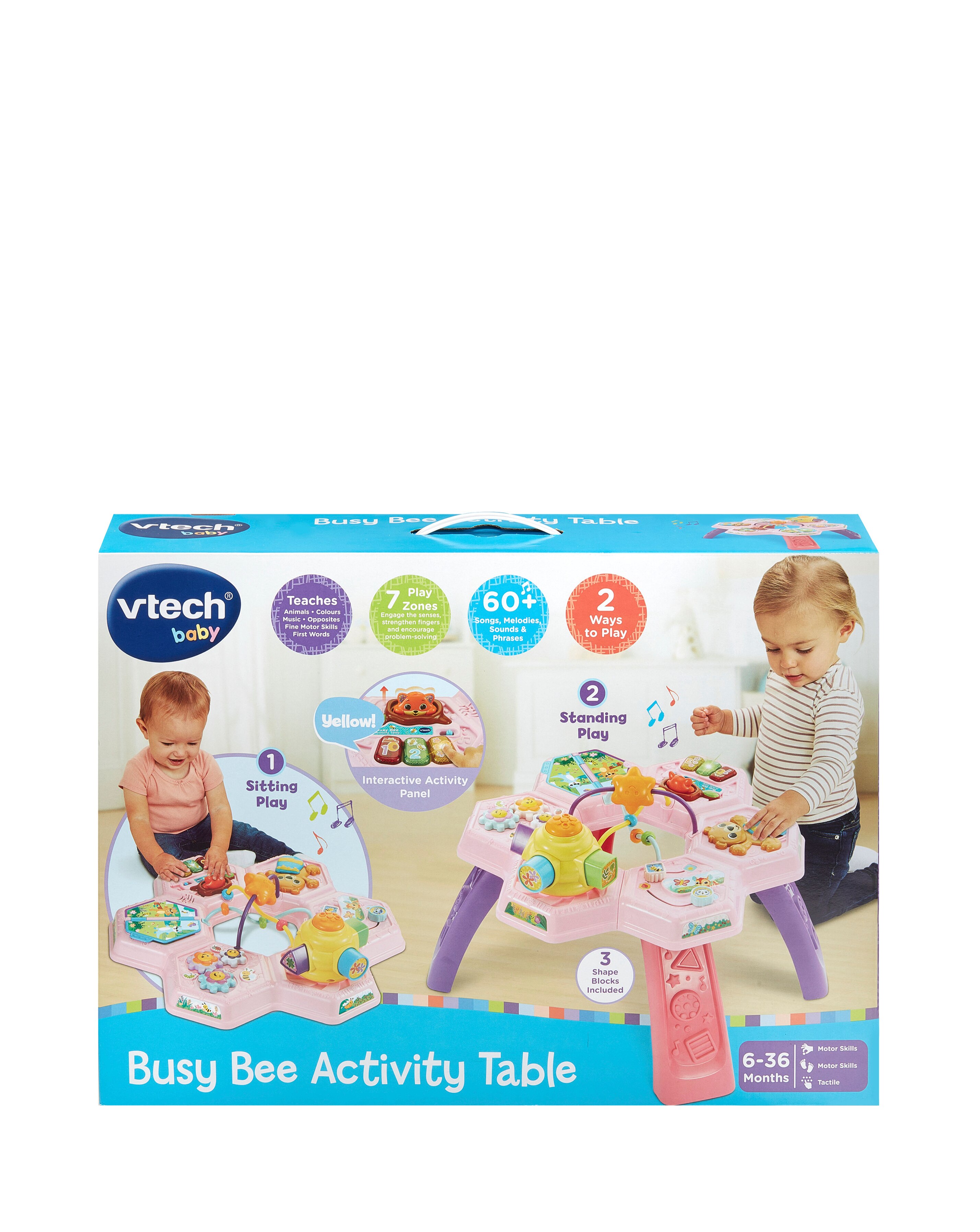 VTech Busy Bee Activity Table- Pink 3 VTech Busy Bee Activity Table- Pink