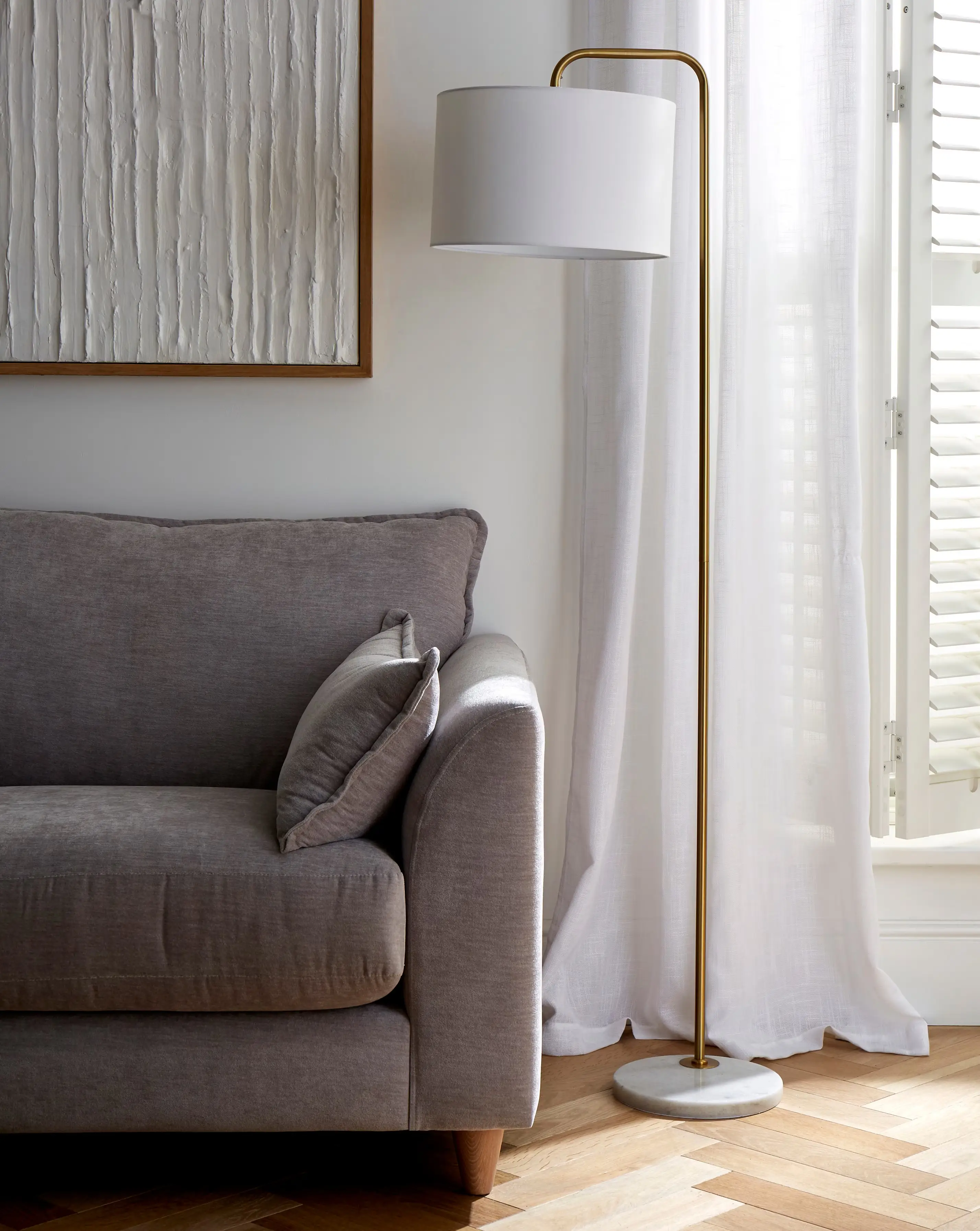 Gallow Marble Base Floor Lamp 2 Gallow Marble Base Floor Lamp