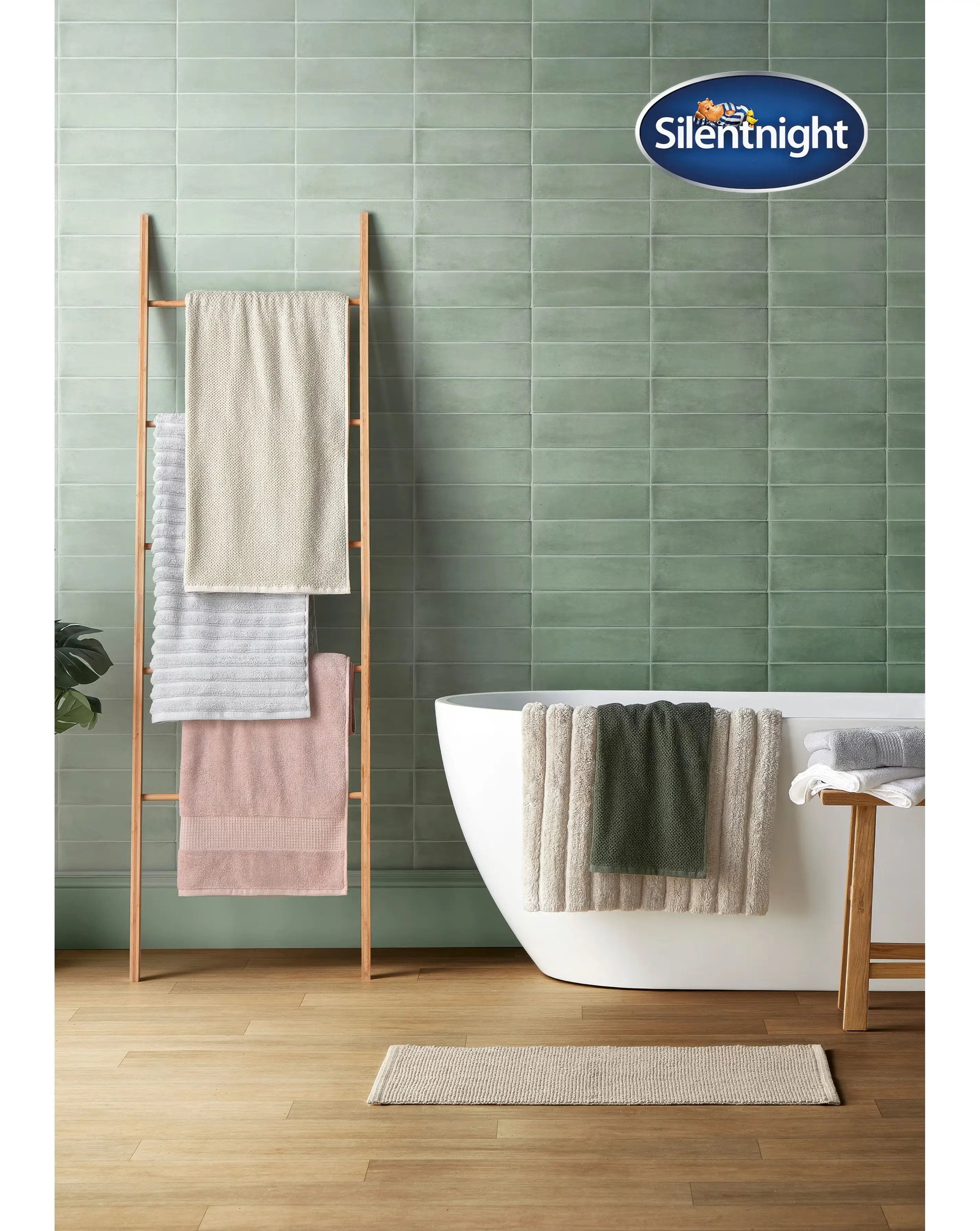 Silentnight Ribbed Cotton Bath Mat 3 Silentnight Ribbed Cotton Bath Mat