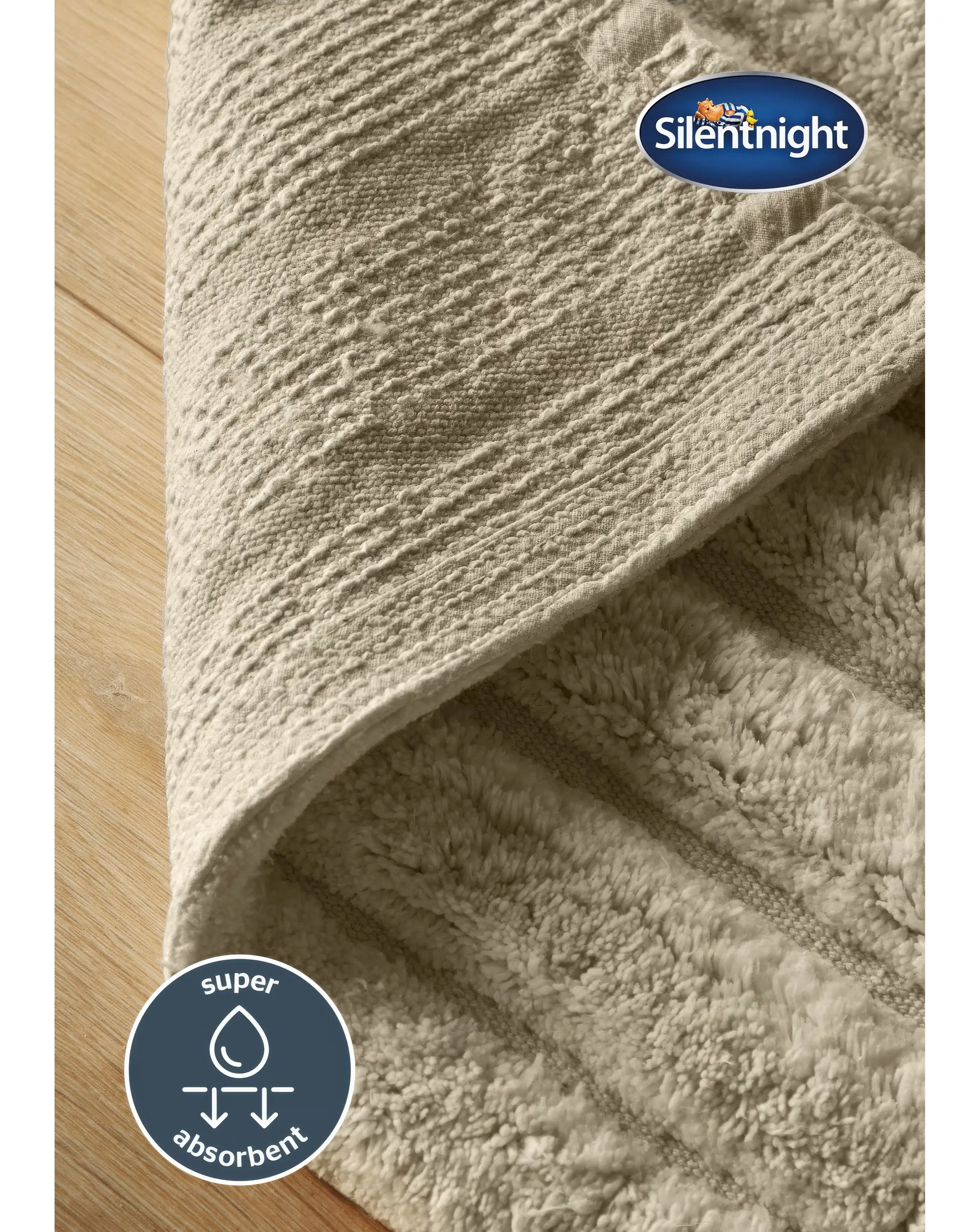 Silentnight Ribbed Cotton Bath Mat 4 Silentnight Ribbed Cotton Bath Mat