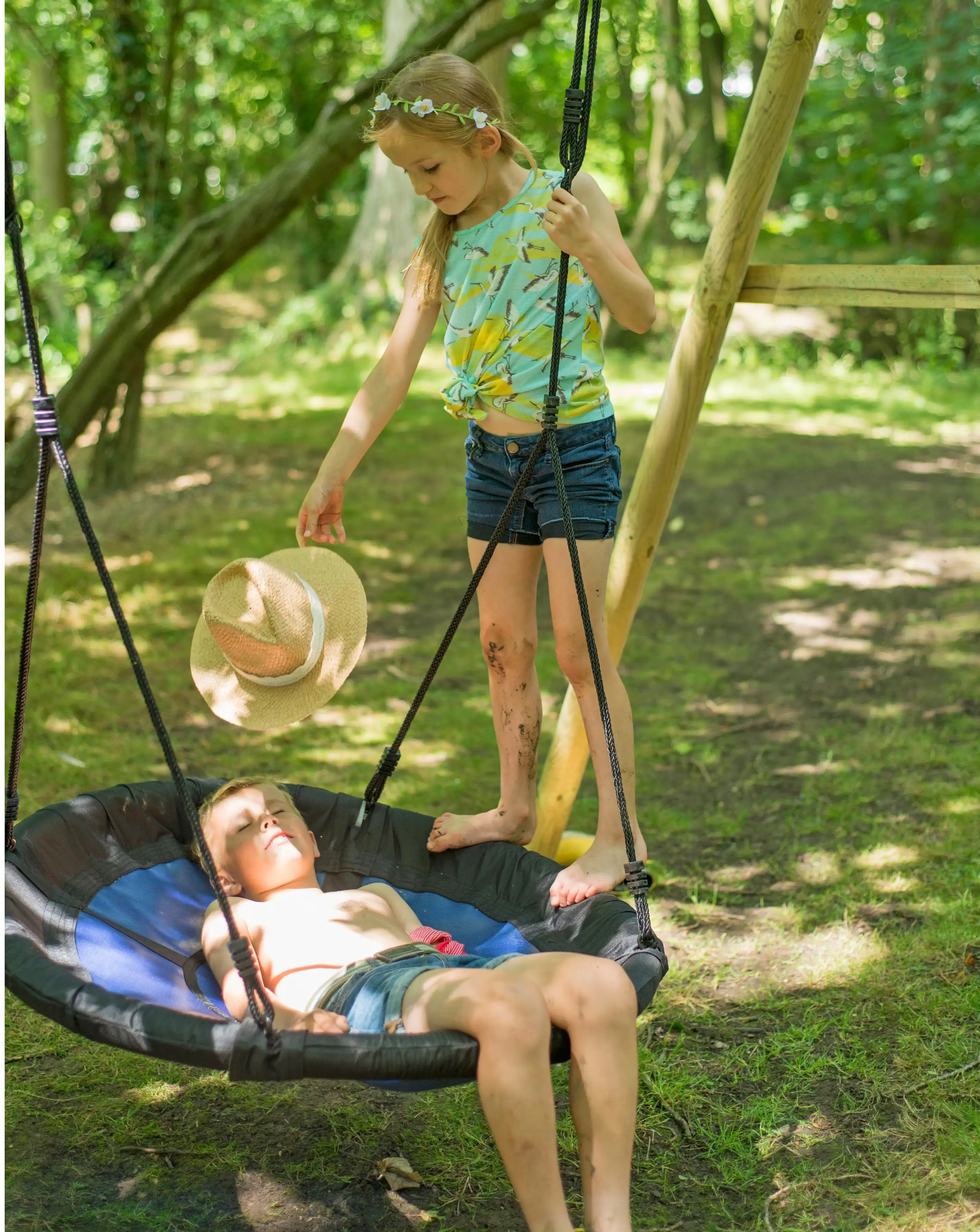Plum Spider Monkey 2 Wooden Garden Swing 10 Plum Spider Monkey 2 Wooden Garden Swing