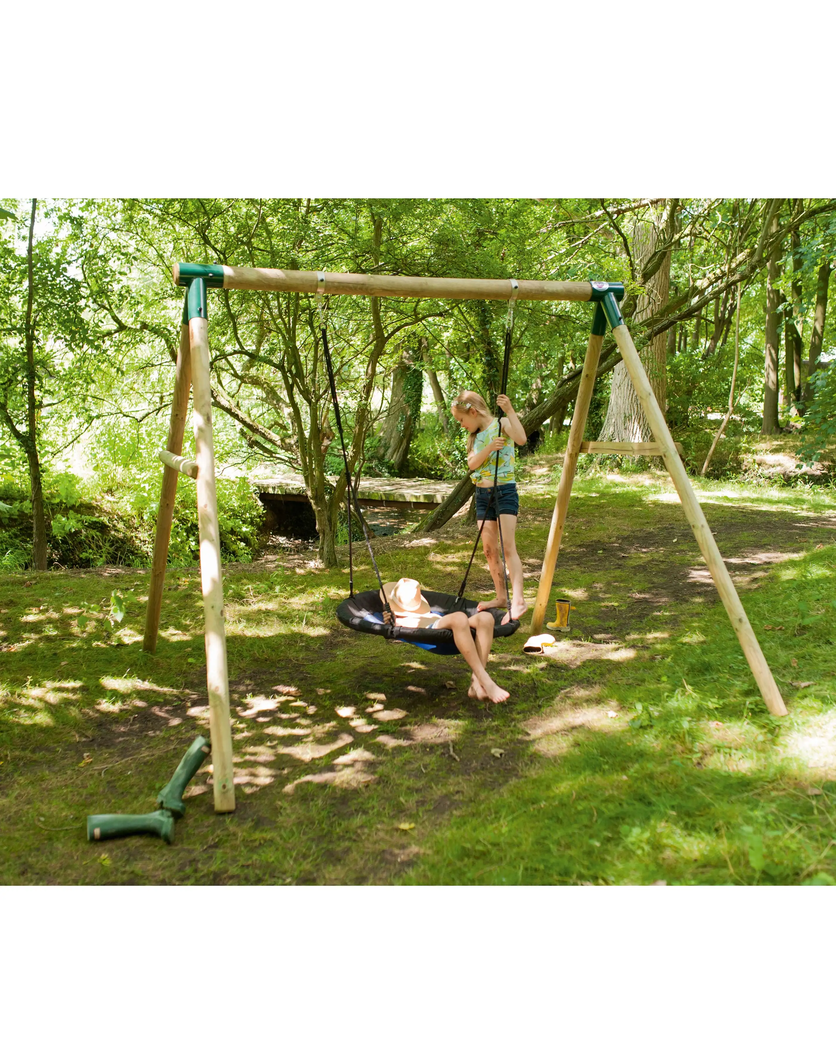 Plum Spider Monkey 2 Wooden Garden Swing 6 Plum Spider Monkey 2 Wooden Garden Swing