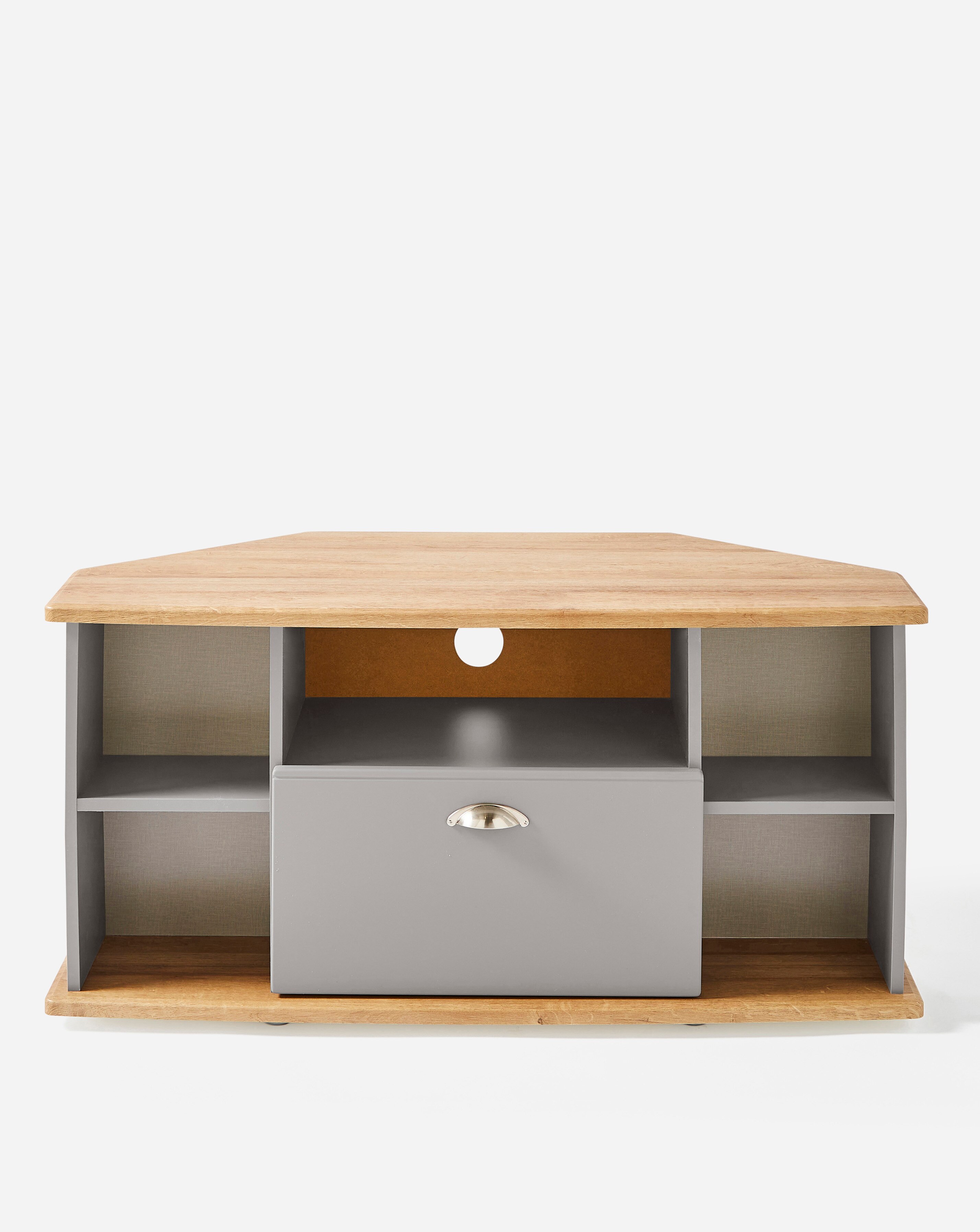 Brooke Ready Assembled Corner TV Unit 2 Brooke Ready Assembled Corner TV Unit