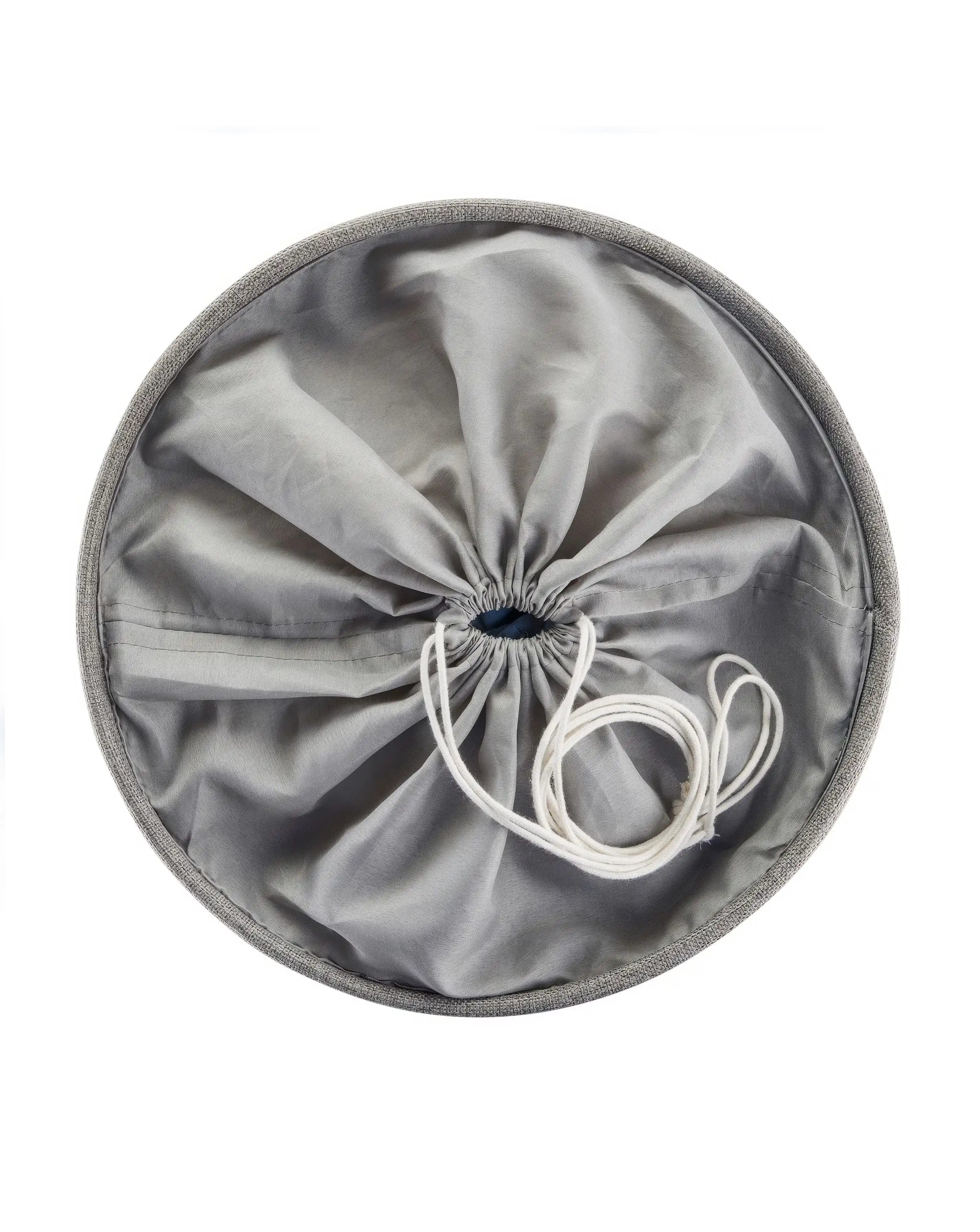 Minky 86L Round Laundry Hamper with Drawstring 6 Minky 86L Round Laundry Hamper with Drawstring