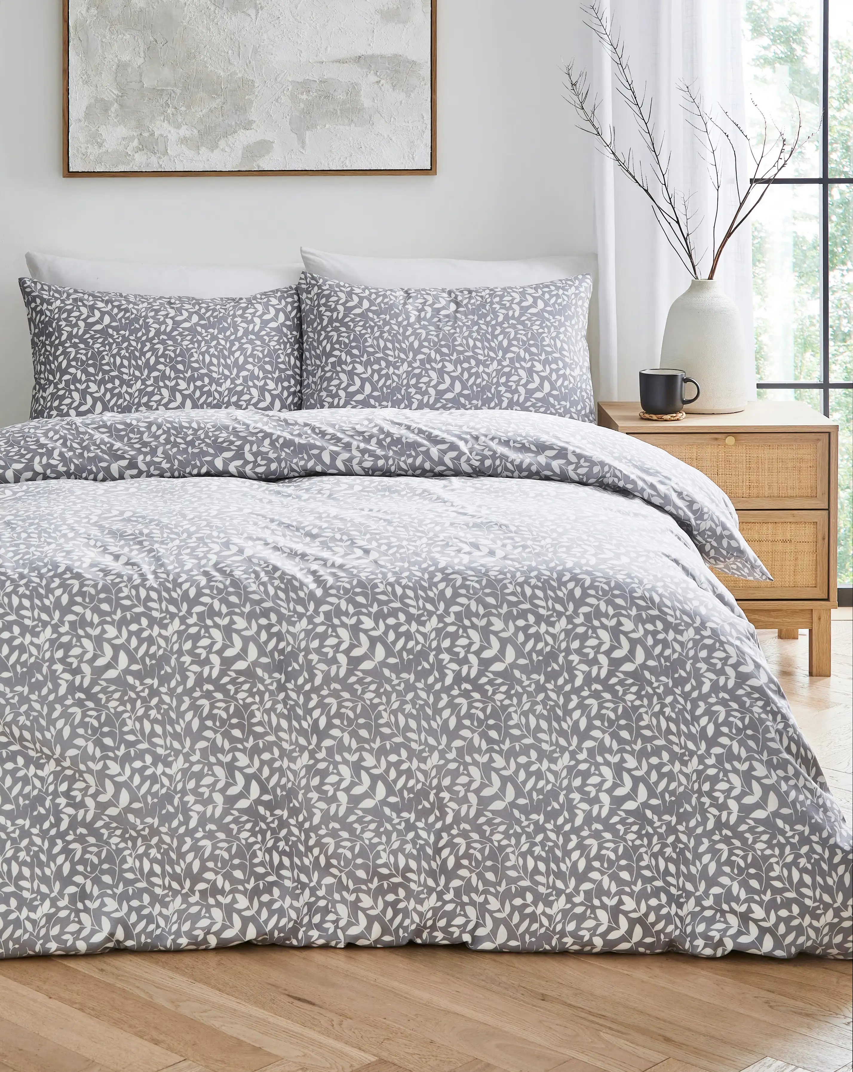 Tasha Grey Duvet Cover Set