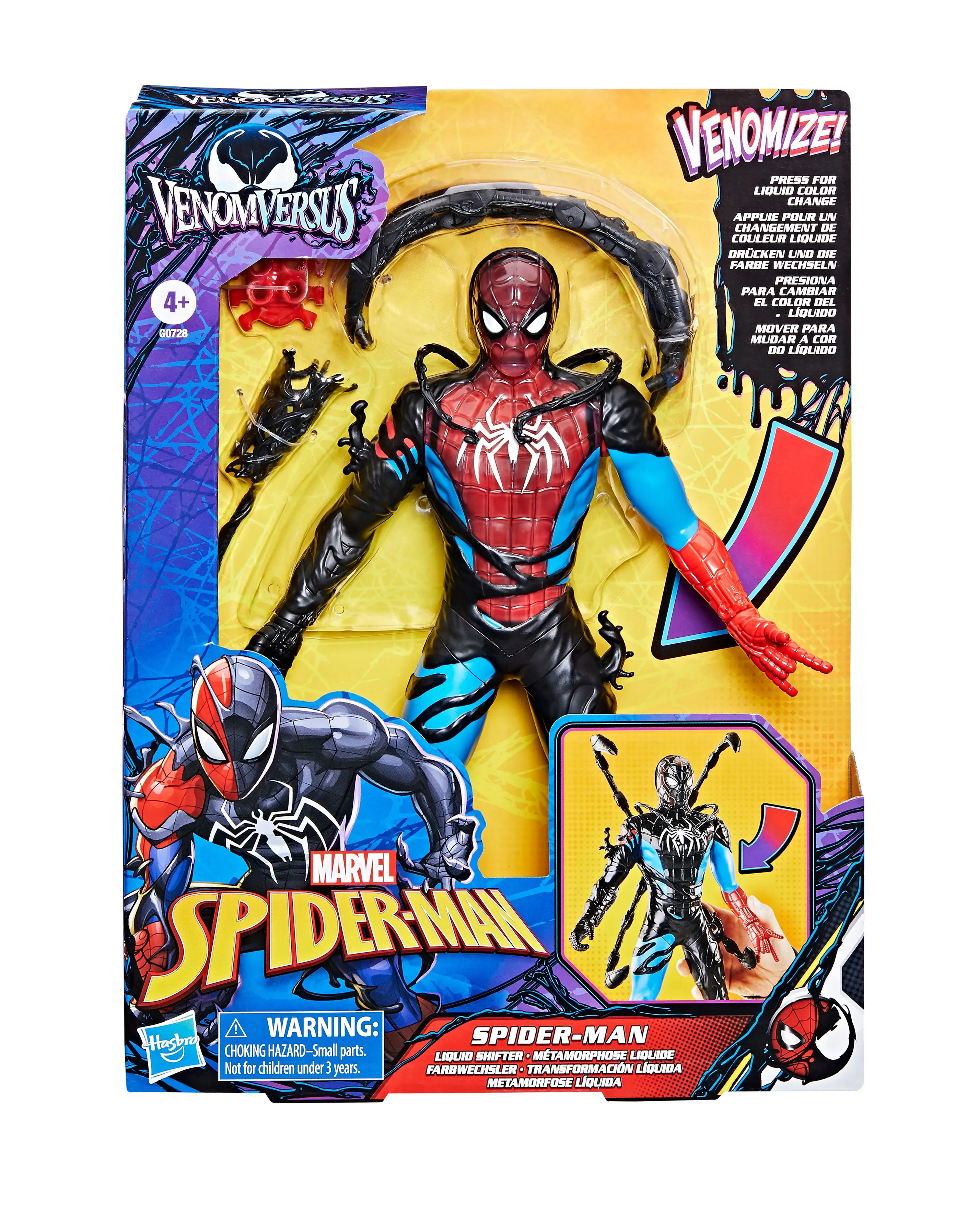 Marvel Venom Versus Spider-Man Liquid Shifter Action Figure 3 Marvel Venom Versus Spider-Man Liquid Shifter Action Figure