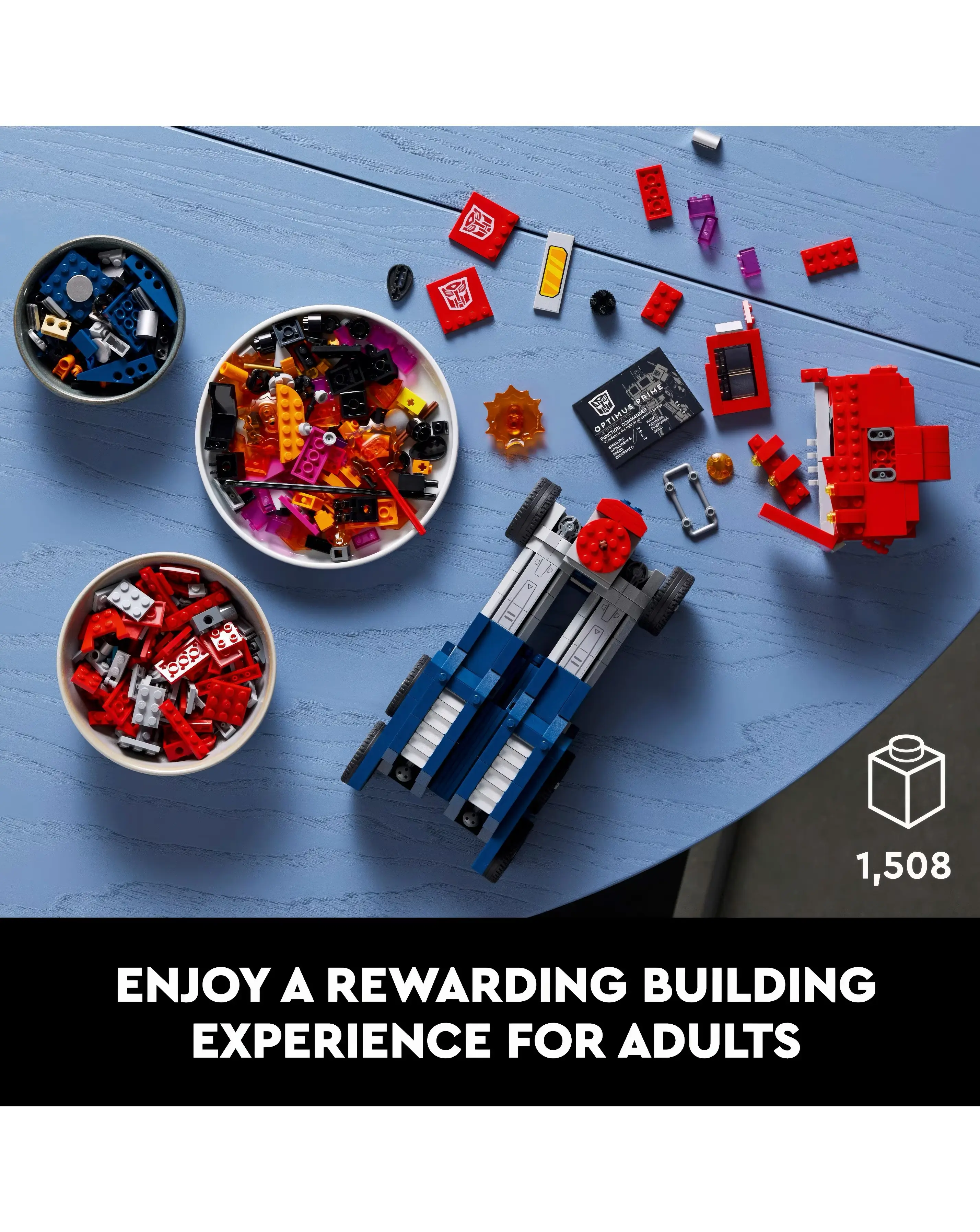 LEGO Icons Optimus Prime, Transformers Robot Model Set 10302 3 LEGO Icons Optimus Prime, Transformers Robot Model Set 10302