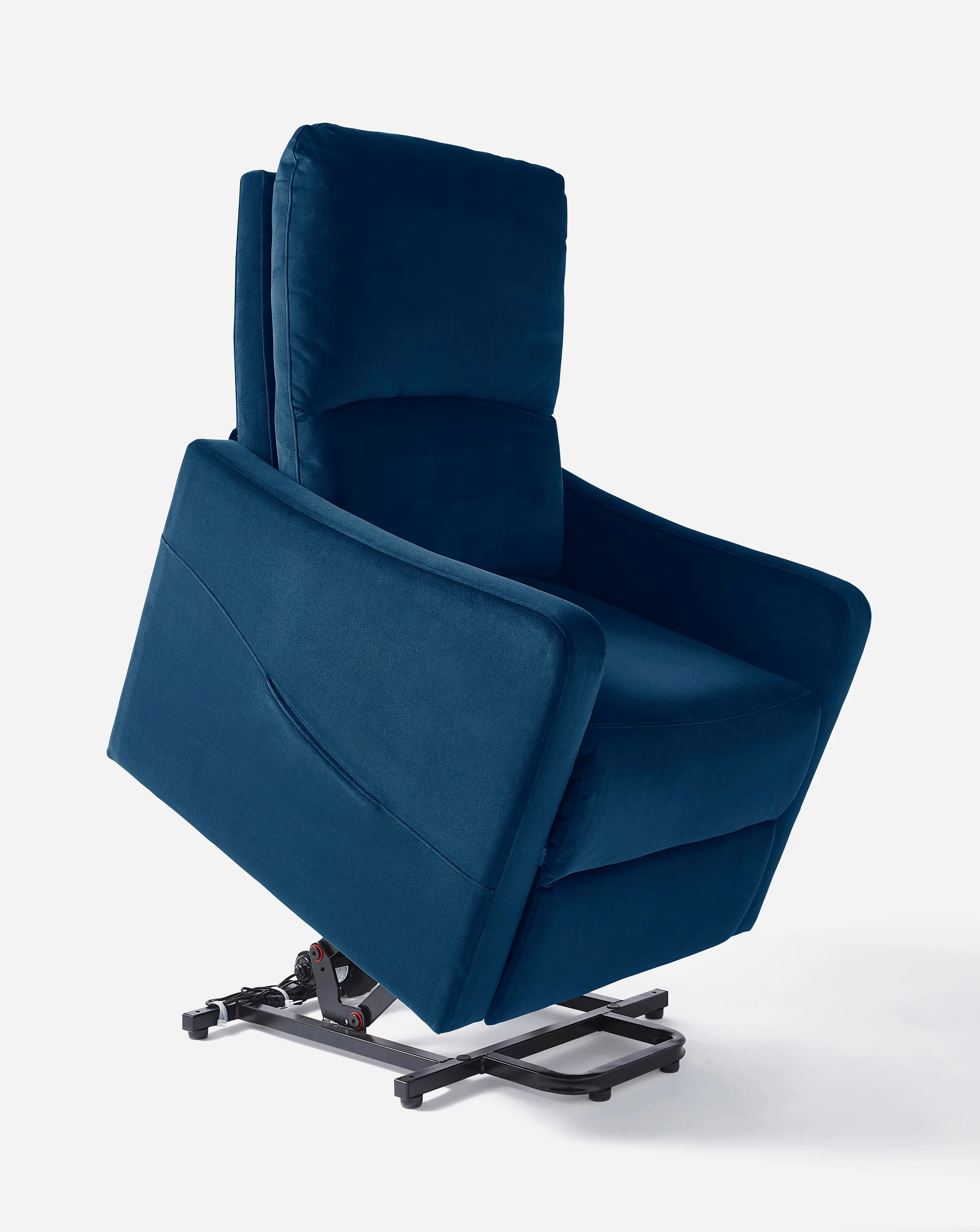 Lincoln Velvet Electric Recliner Armchair 6 Lincoln Velvet Electric Recliner Armchair