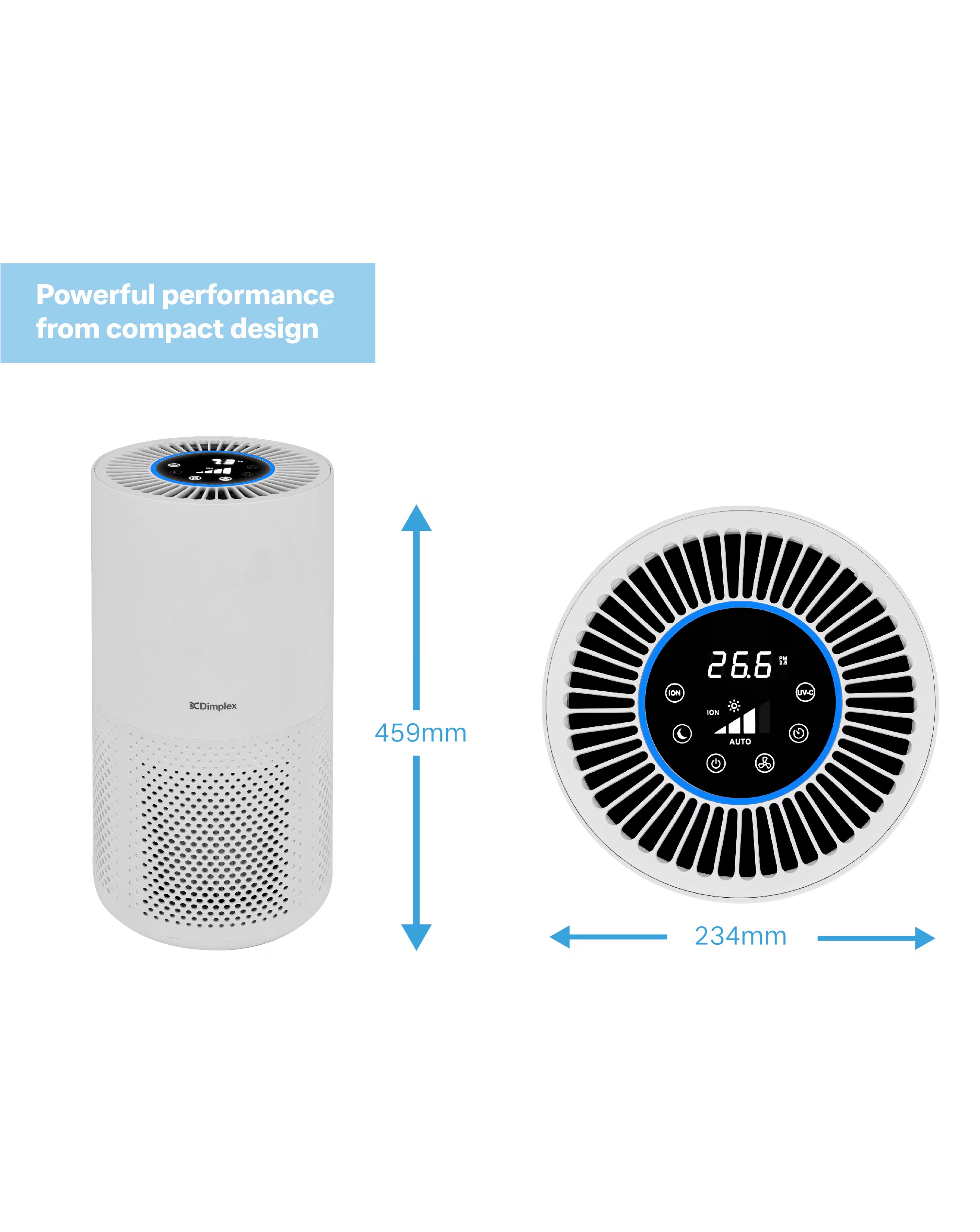 Dimplex DXBRVAP5 Air Purifier 8 Dimplex DXBRVAP5 Air Purifier