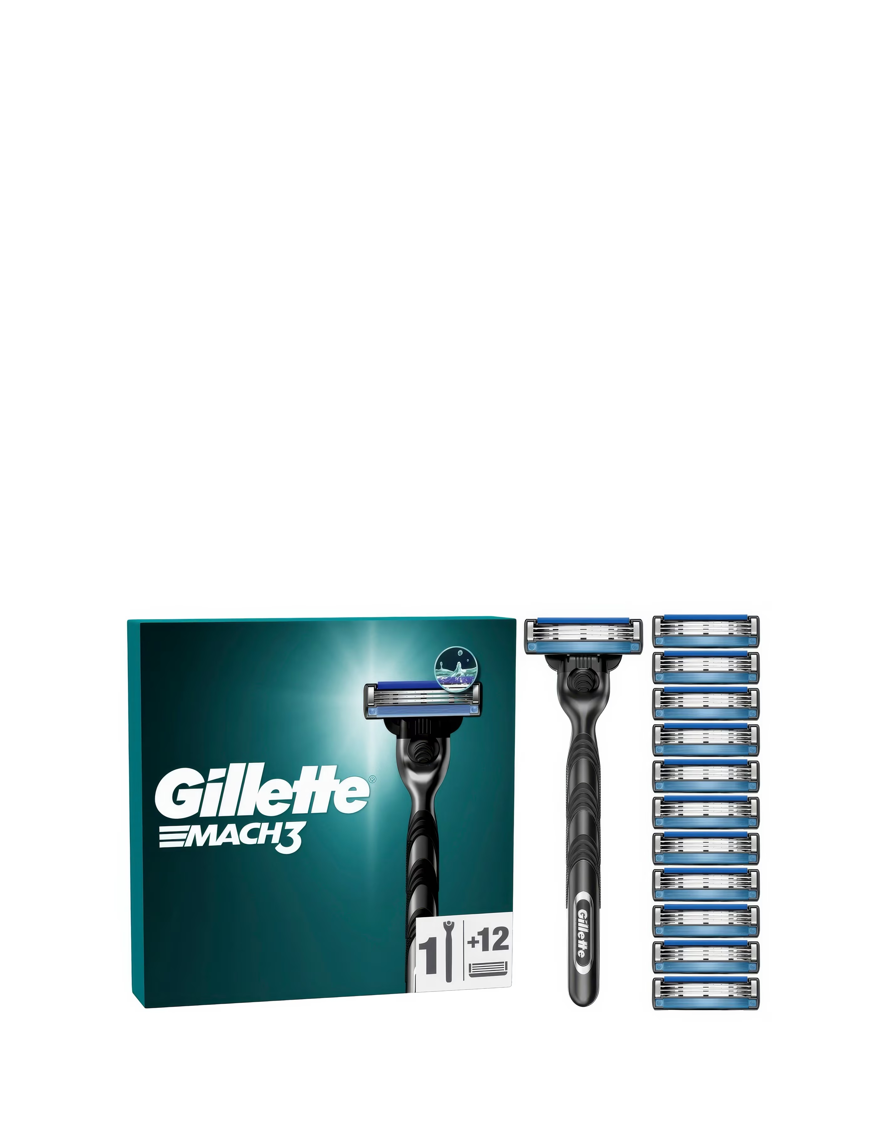 Gillette Mach 3 Razor Bundle 11 Blades 1 Gillette Mach 3 Razor Bundle 11 Blades