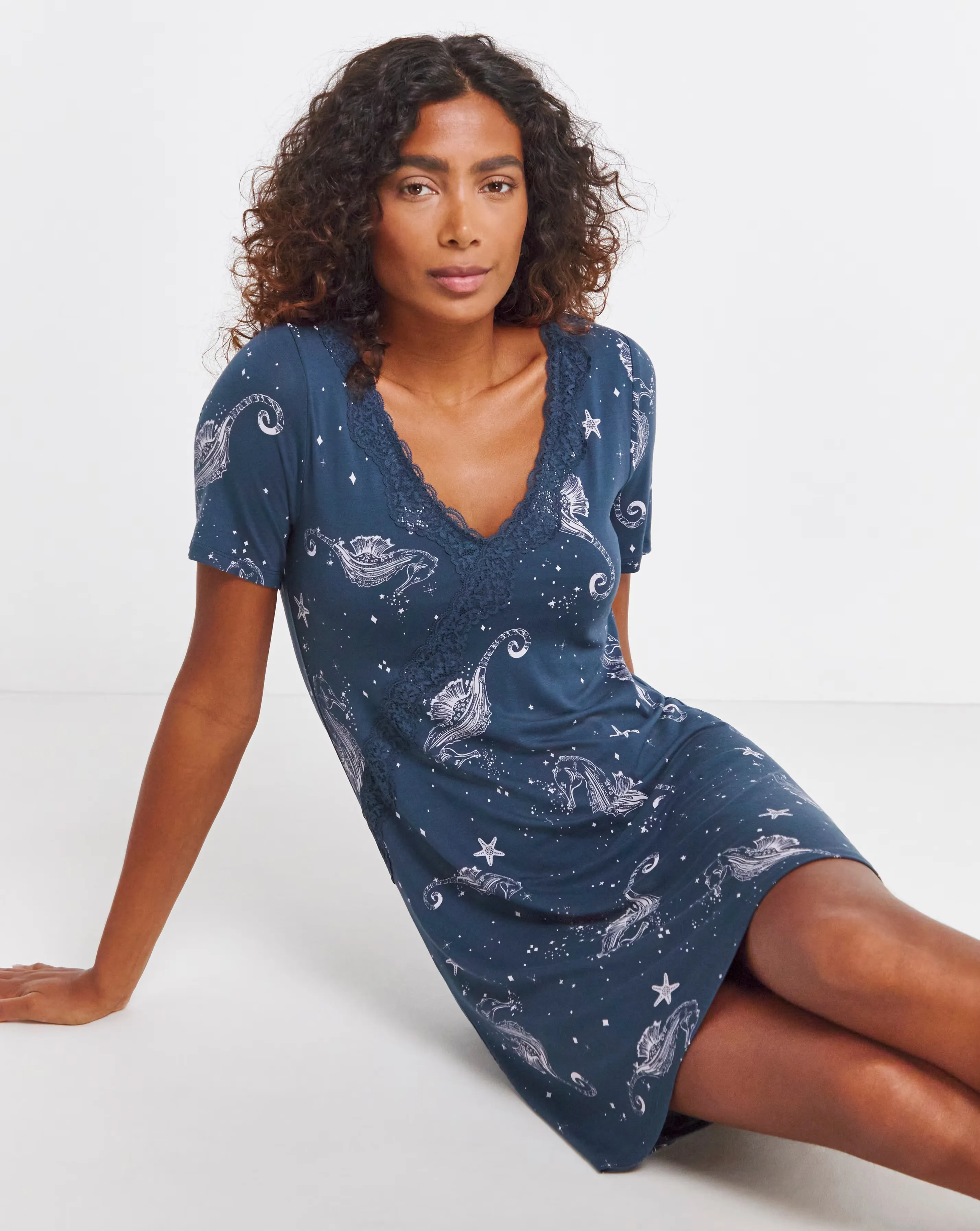 Pretty Secrets Cool Stretch Lace Nightie 1 Pretty Secrets Cool Stretch Lace Nightie