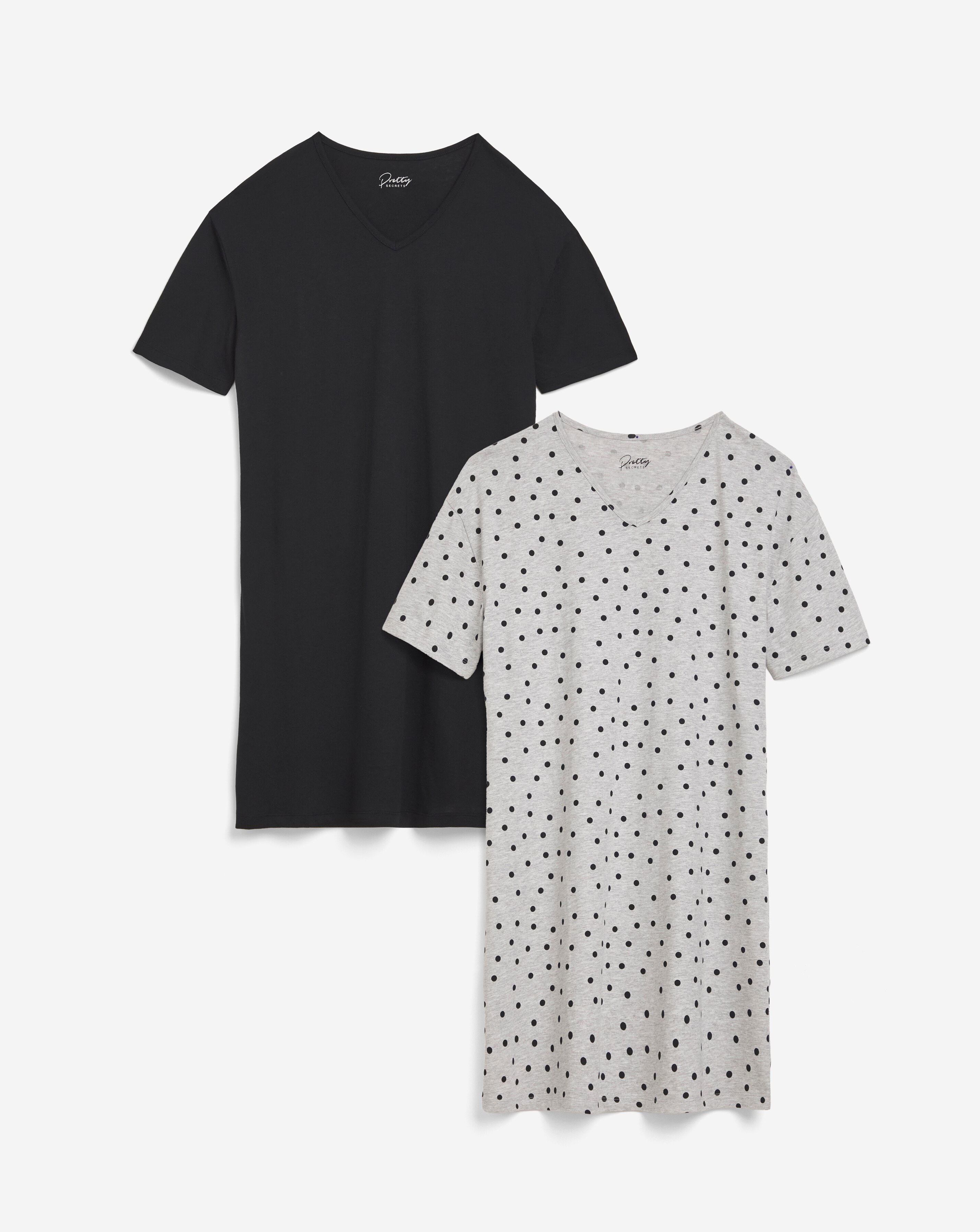 Pretty Secrets (2 Pack) Back to Basics Value Nighties 2 Pretty Secrets (2 Pack) Back to Basics Value Nighties