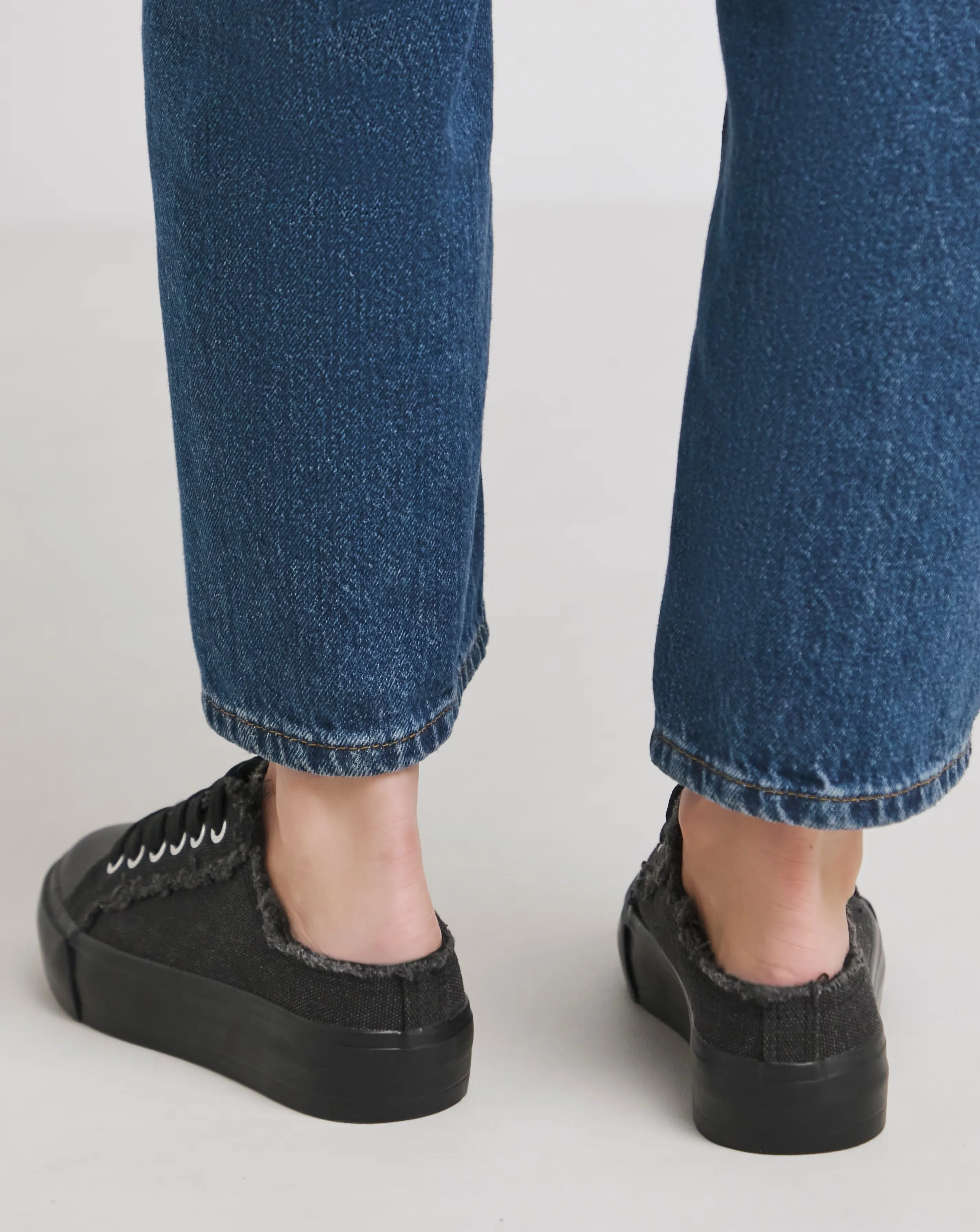 Bowie Raw Edge Slip on Trainers - Wide Fit (E) 4 Bowie Raw Edge Slip on Trainers - Wide Fit (E)
