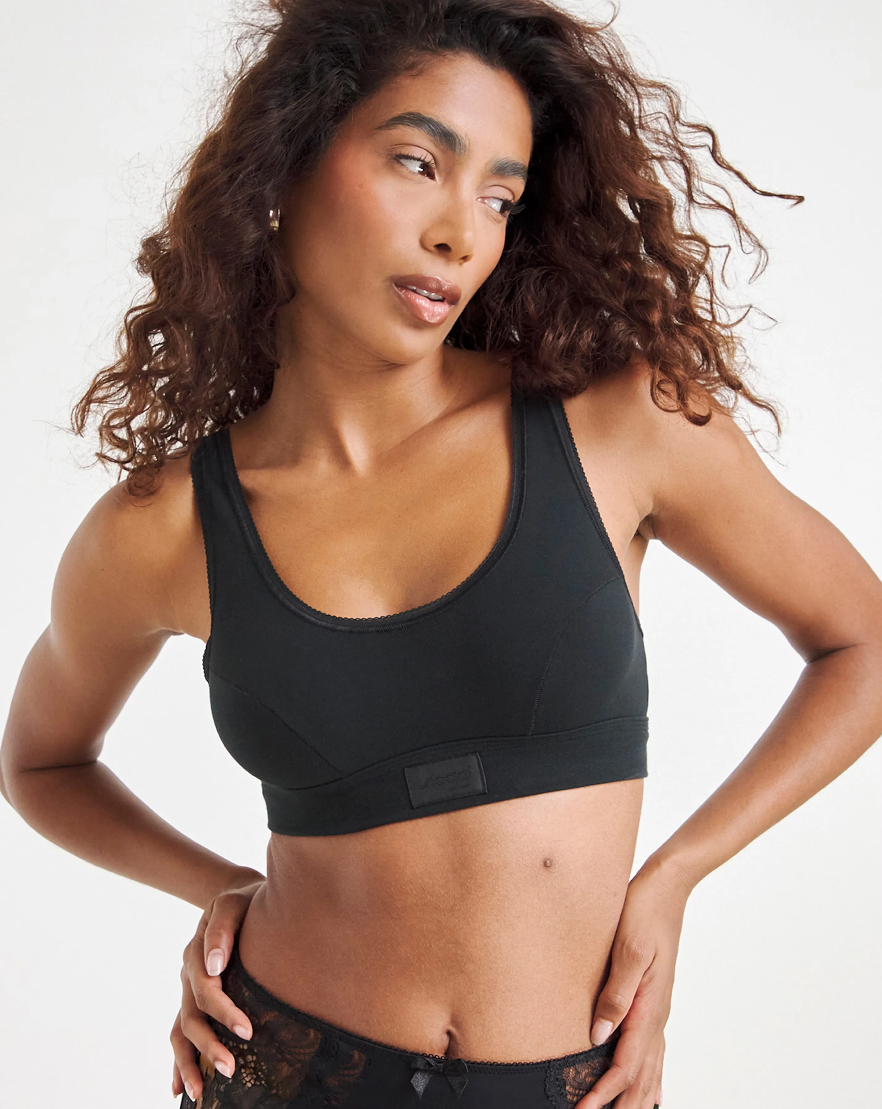 Sloggi Cotton Double Comfort Top Black