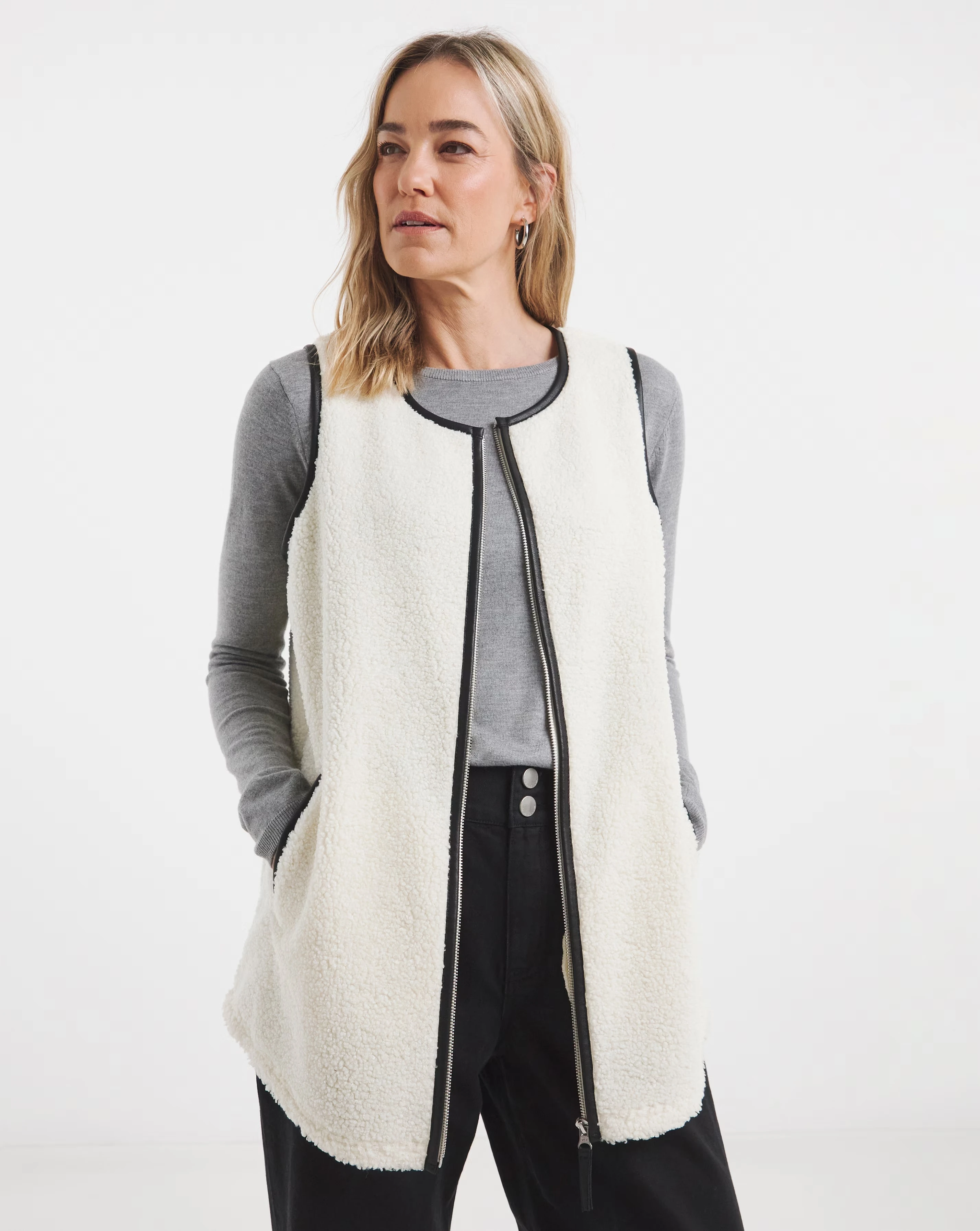 Borg Longline Gilet 1 Borg Longline Gilet