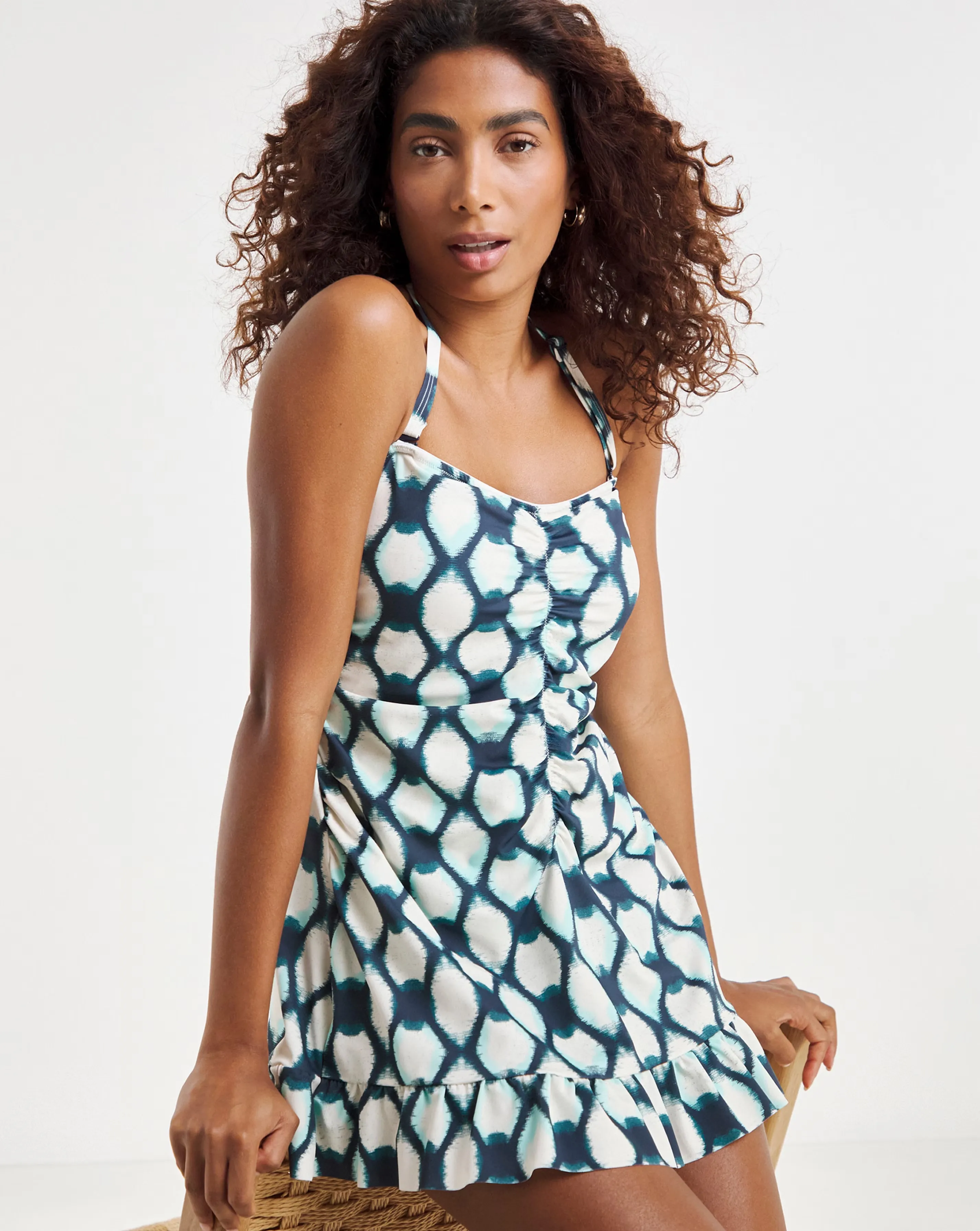 Value 2 Pack Ruched Bandeau Swimdresses 3 Value 2 Pack Ruched Bandeau Swimdresses