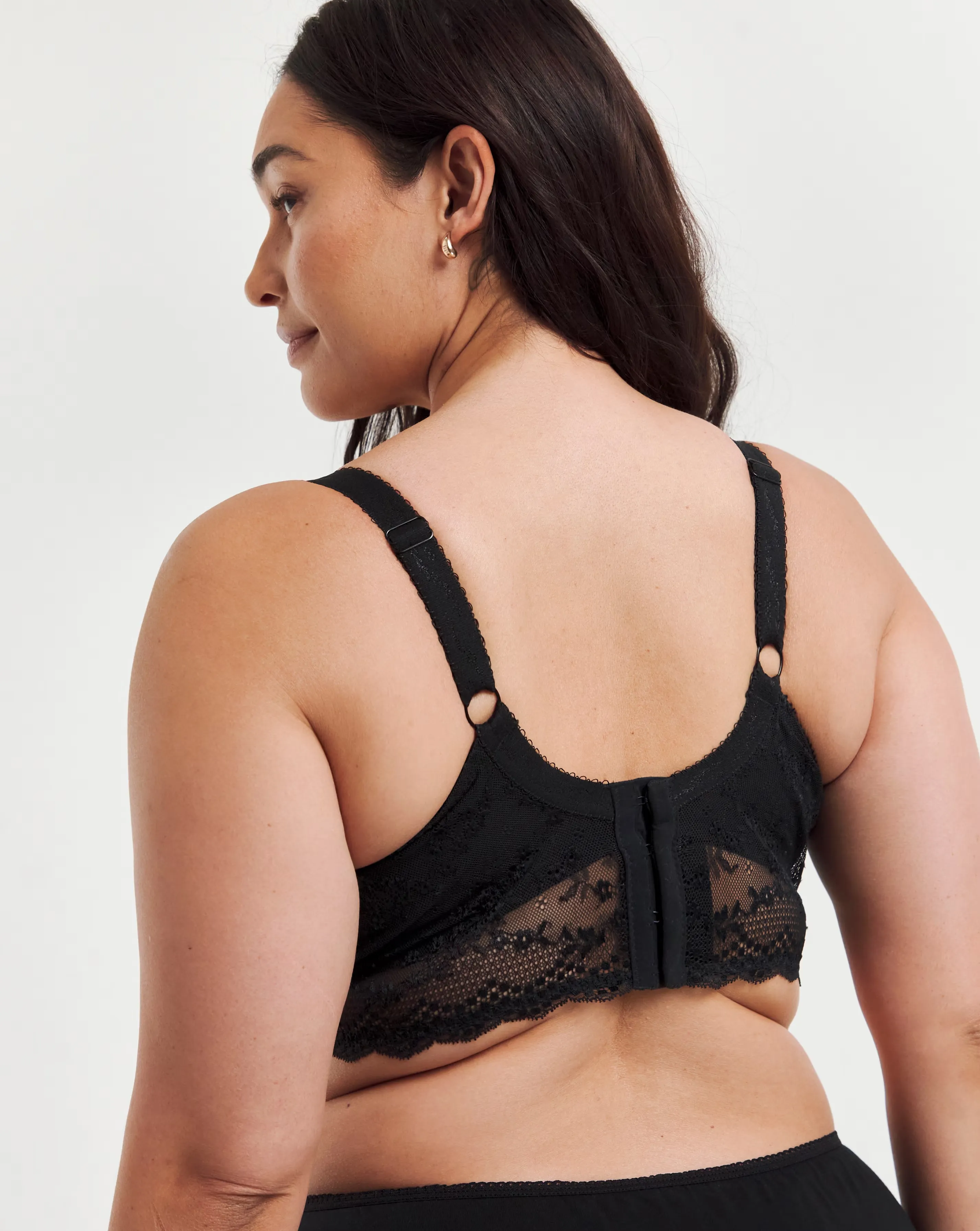 Elomi Charley Wired Longline Bralette Black 4 Elomi Charley Wired Longline Bralette Black