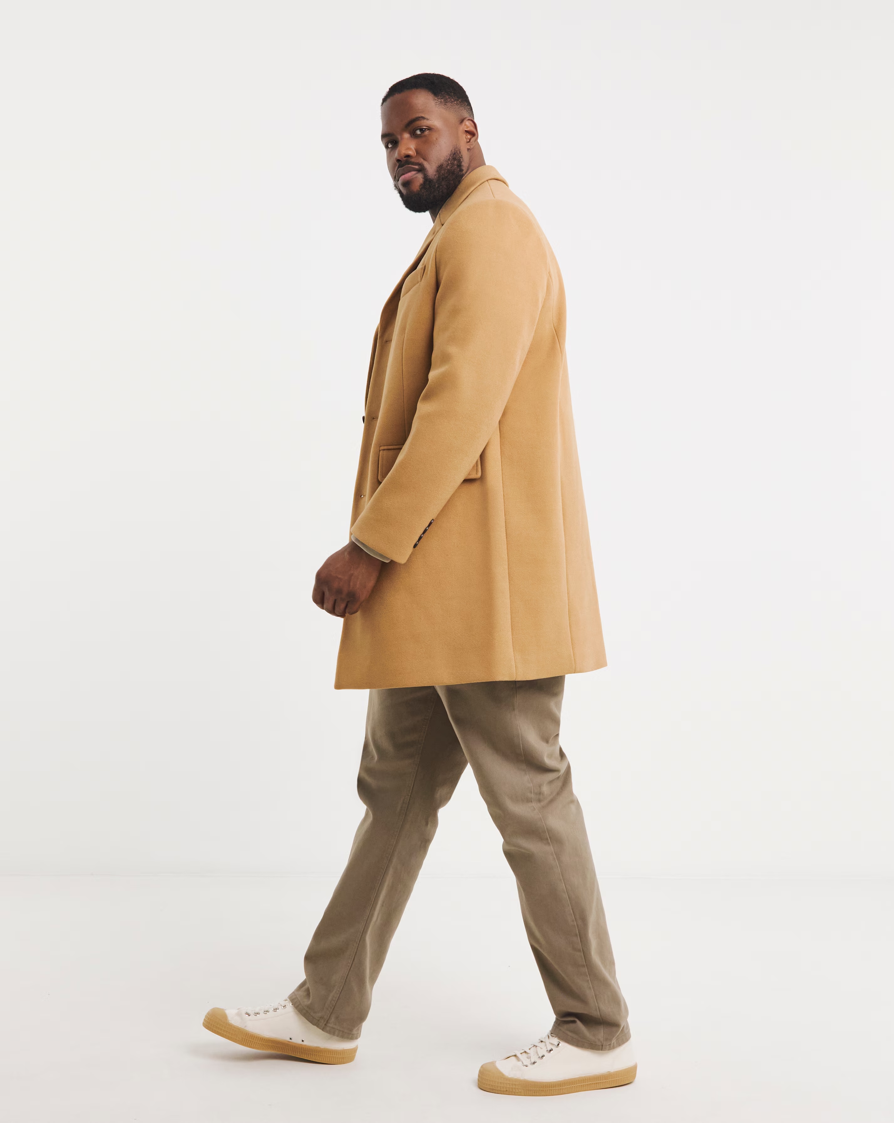 Camel Faux Wool Overcoat 2 Camel Faux Wool Overcoat