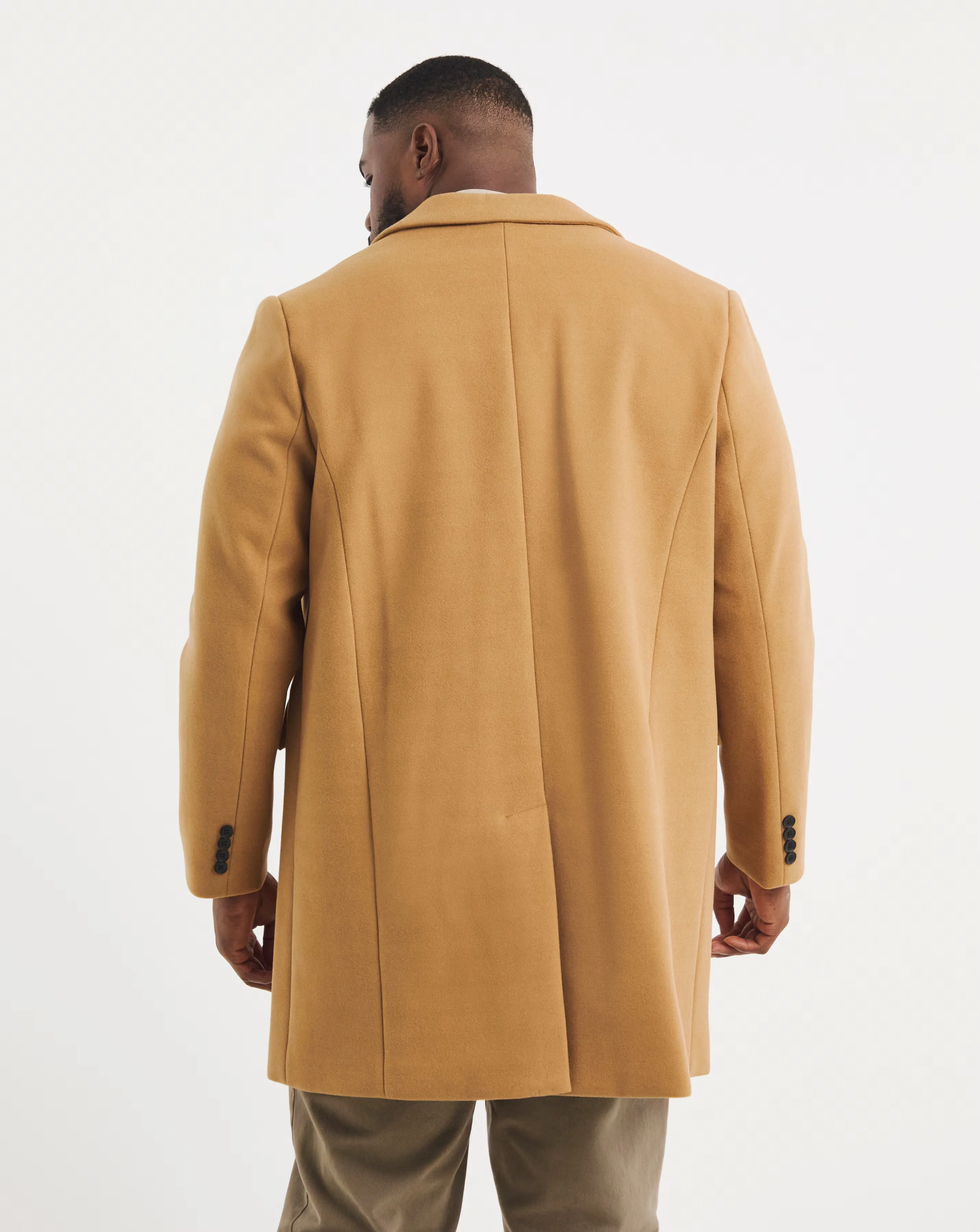 Camel Faux Wool Overcoat 3 Camel Faux Wool Overcoat