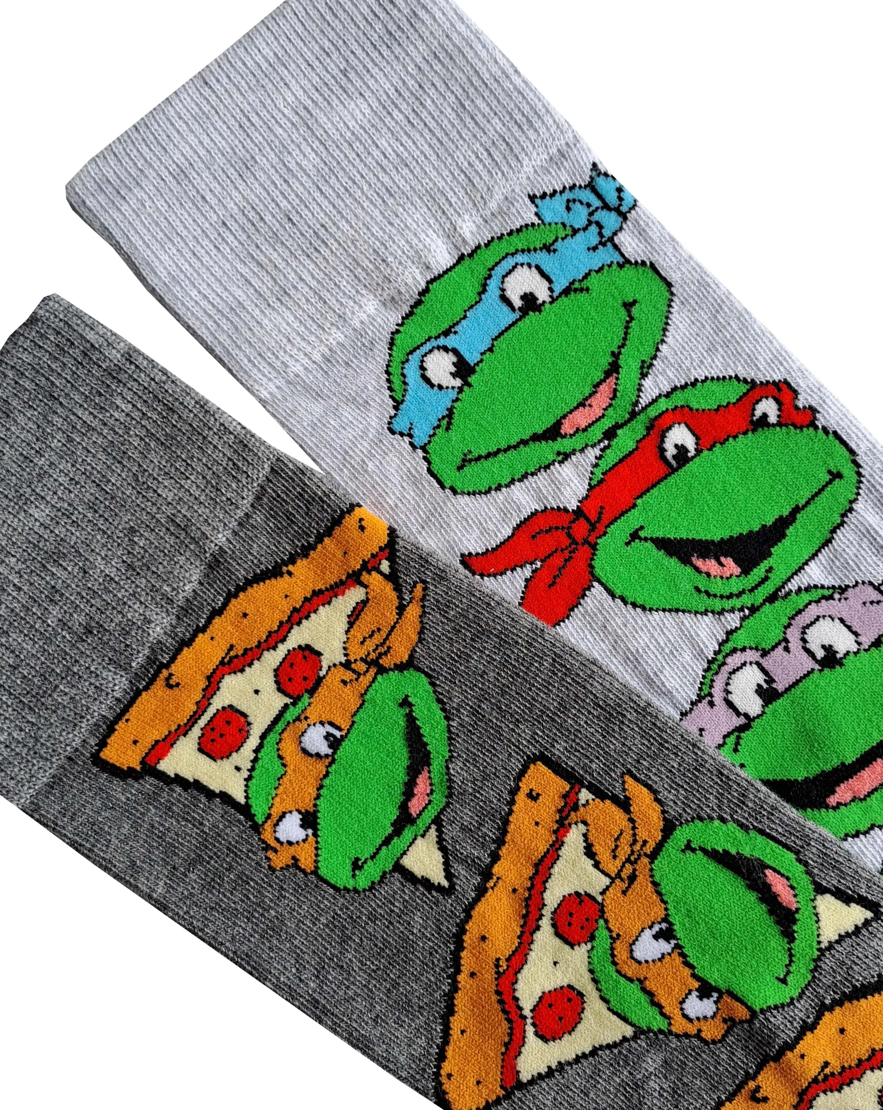 Mens 4pk The Joker & Turtles Gift Socks 4 Mens 4pk The Joker & Turtles Gift Socks