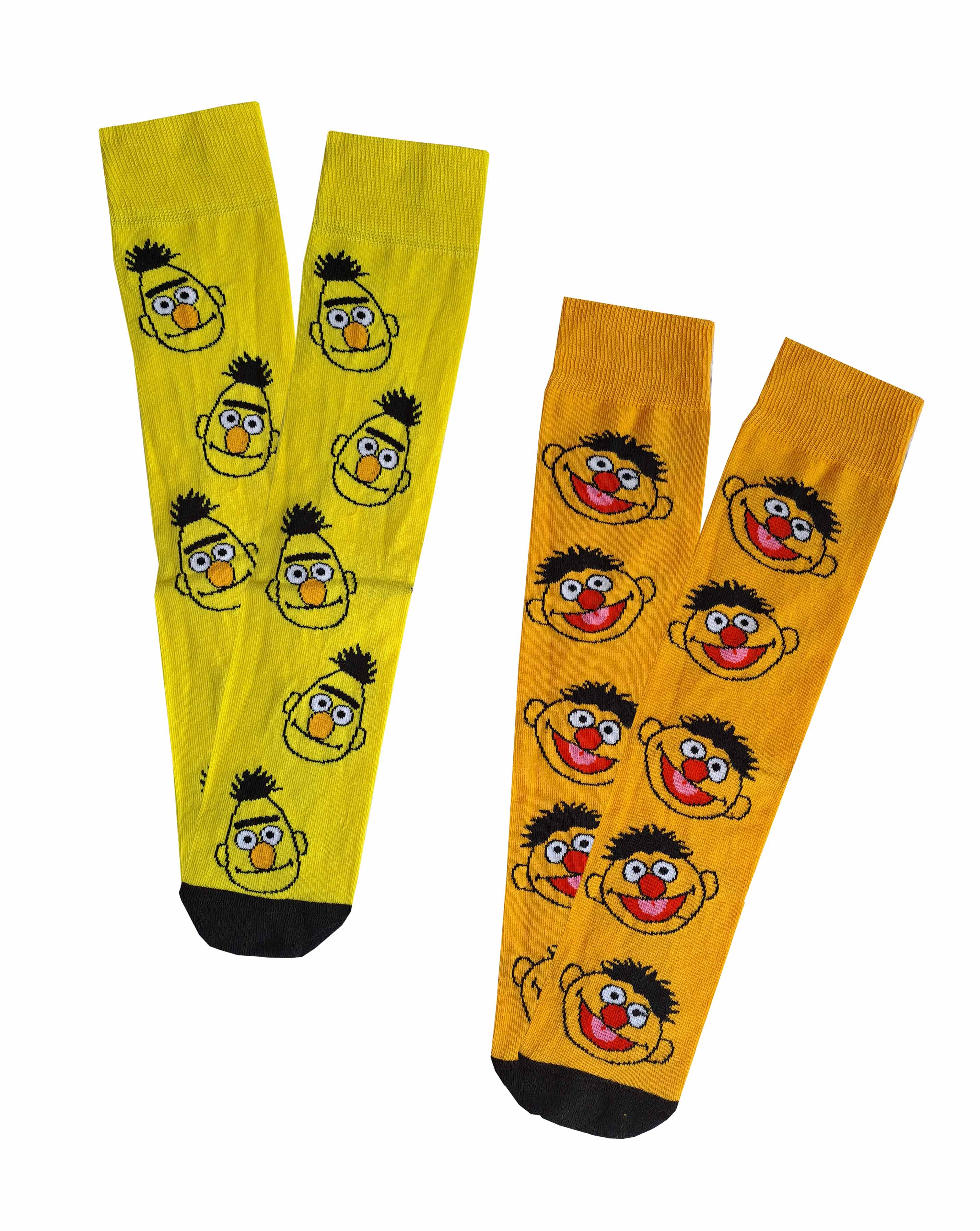 Mens 4pk Cookie & Bert Ernie Socks 3 Mens 4pk Cookie & Bert Ernie Socks