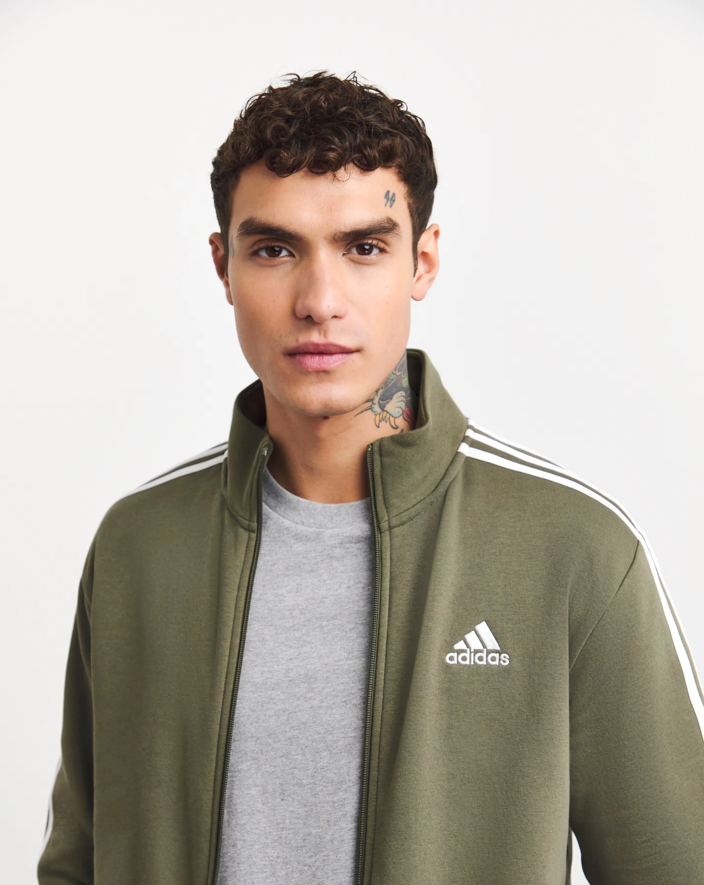 adidas 3 Stripes Fleece Tracksuit 6 adidas 3 Stripes Fleece Tracksuit