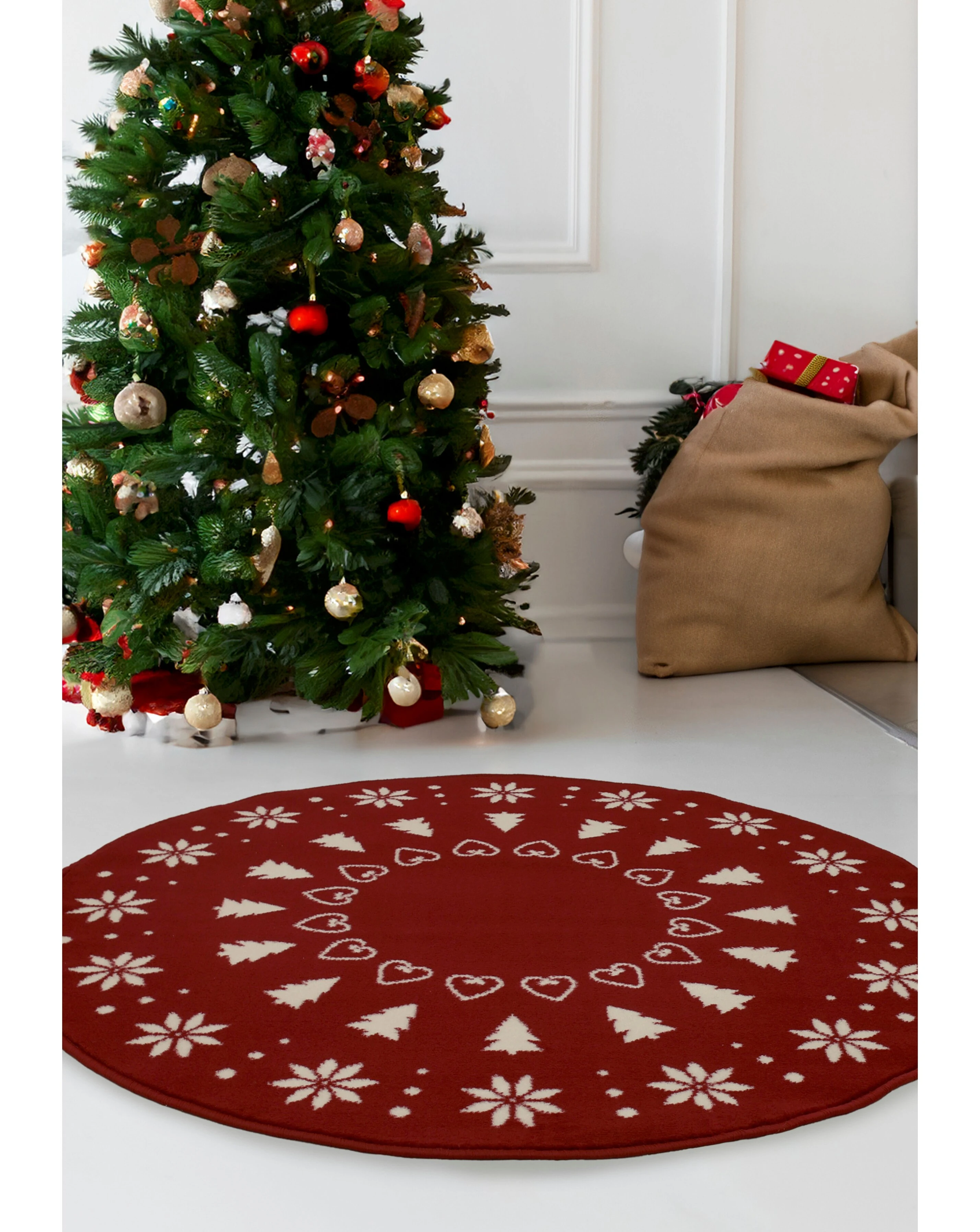 Under the Tree Circle Rug 1 Under the Tree Circle Rug
